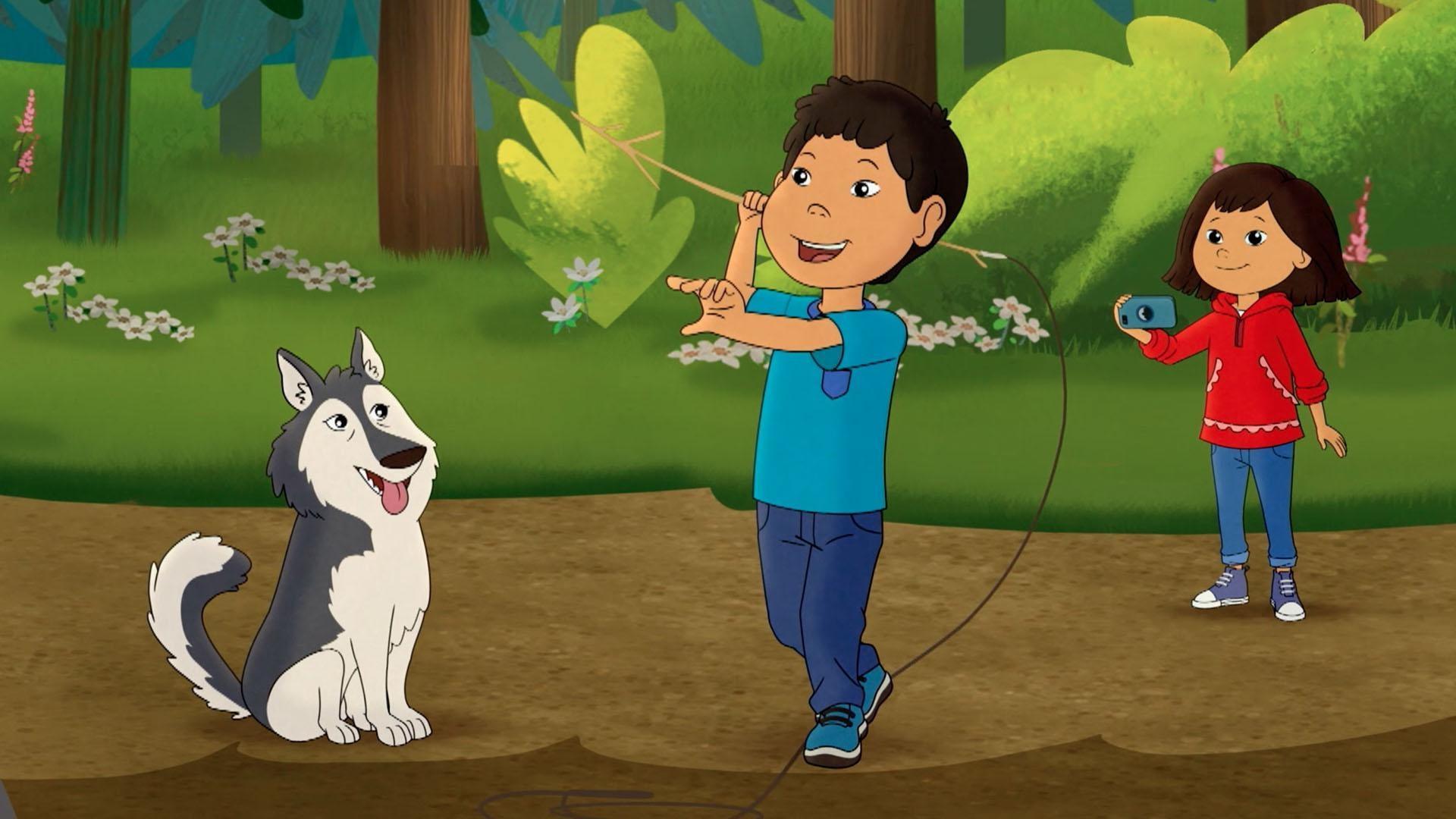 Learn how to play Neehiilak, an Alaska Native game, with Molly and Tooey.