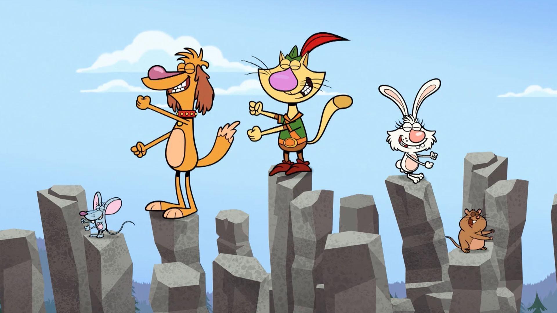 Nature Cat and his pals want to learn everything about volcanoes!