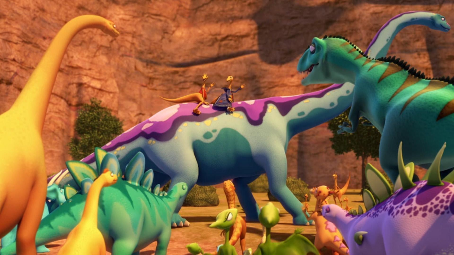 Mr. Conductor finds his dad and brings him home.