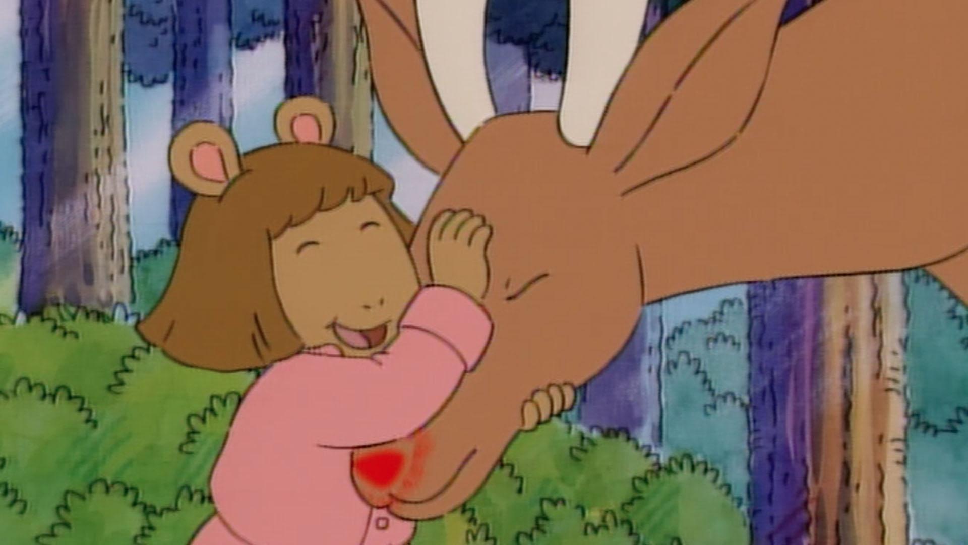 The Reads go camping. / Buster panics when he has to write a book report.