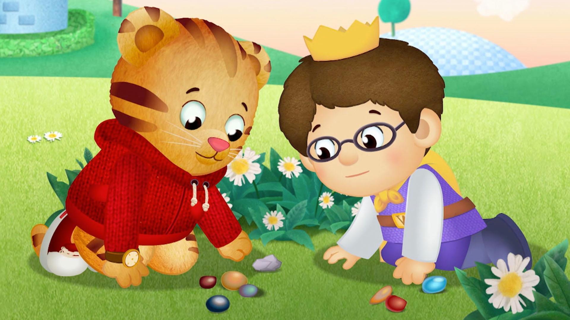 Daniel and Prince Wednesday use Ducky to deliver rocks to Queen Sarah.