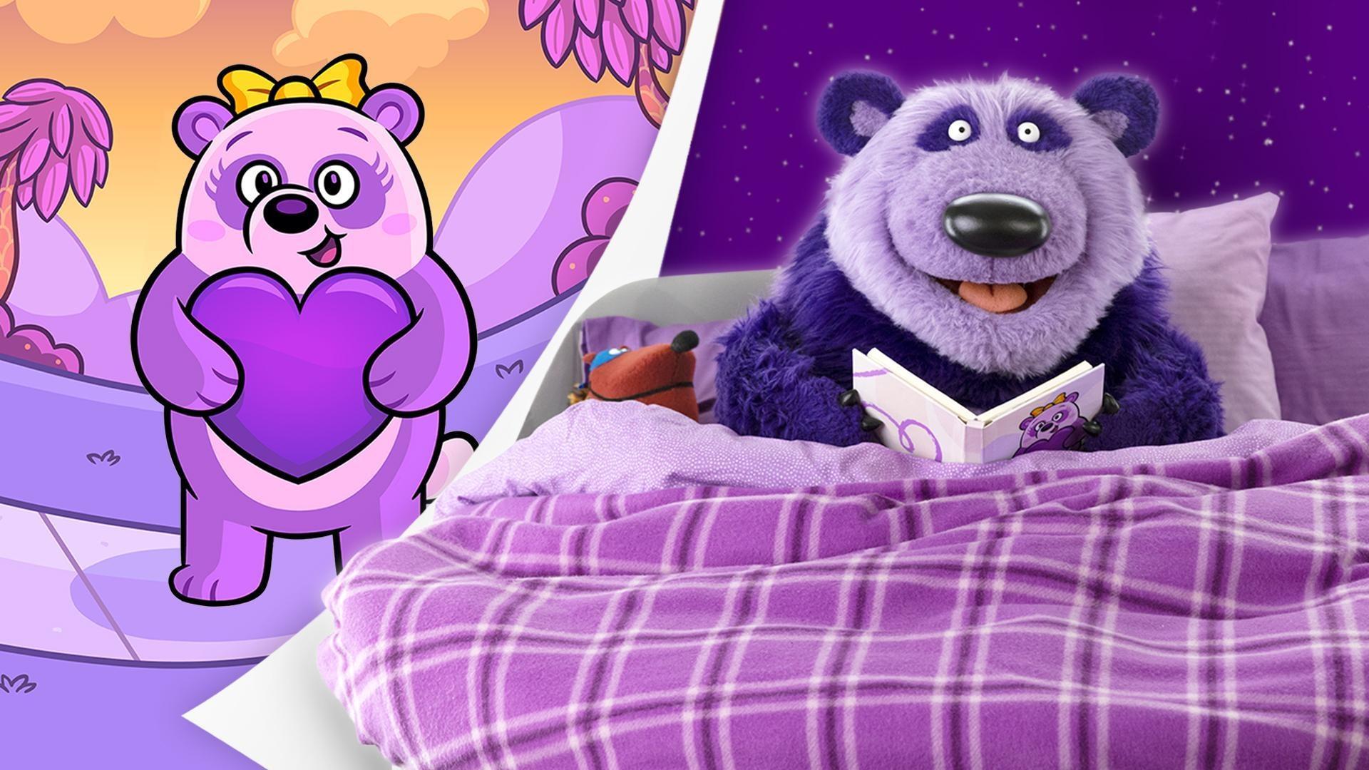 Purple Panda reads a purple-rific story about Pauline and the purple things in her world.
