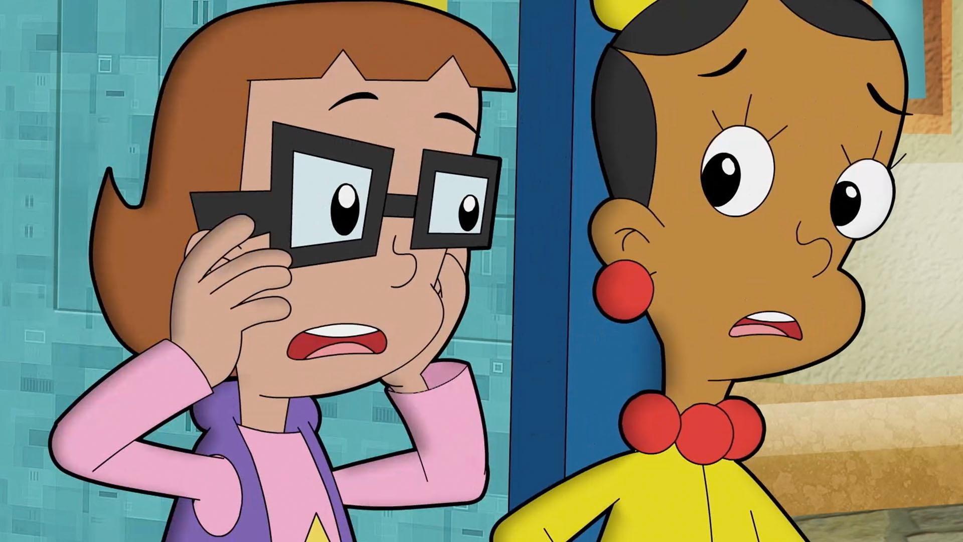 After rescuing the time machine, the CyberSquad convinces Canalians to conserve water.