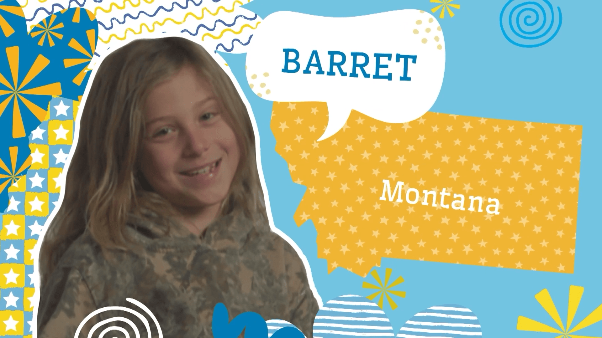 Barret bakes Christmas cookies with his neighbors and skis on nearby slopes.