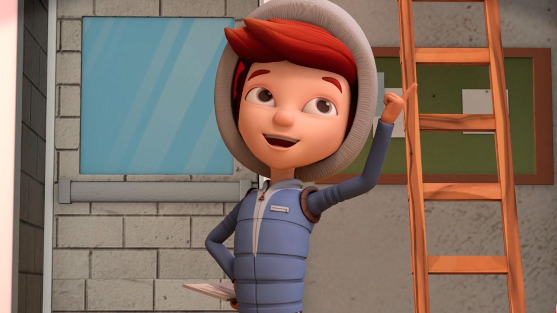 The kids try rehearsing the play.