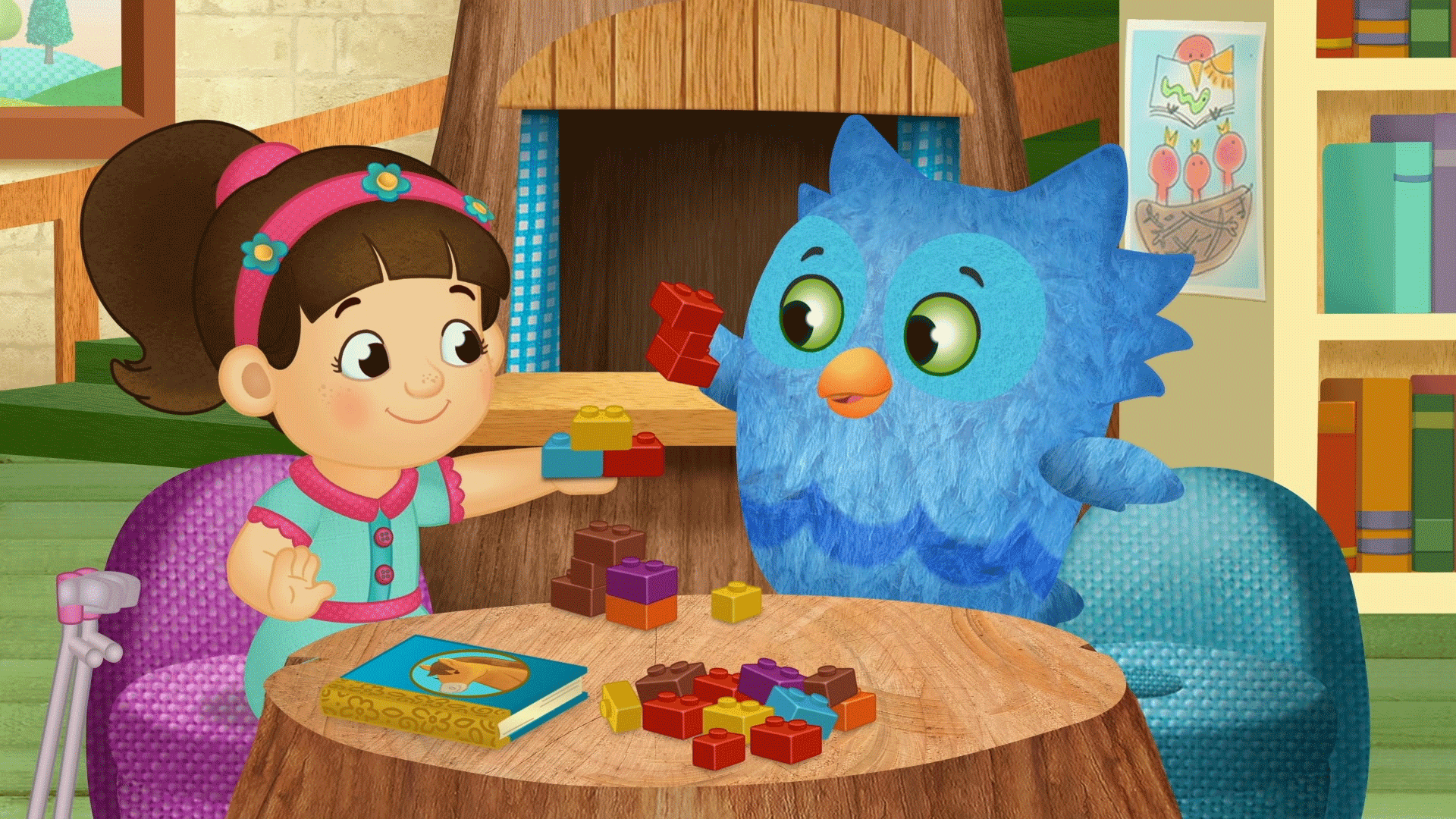 Chrissie and O learn that they can pretend in different ways and still play together.