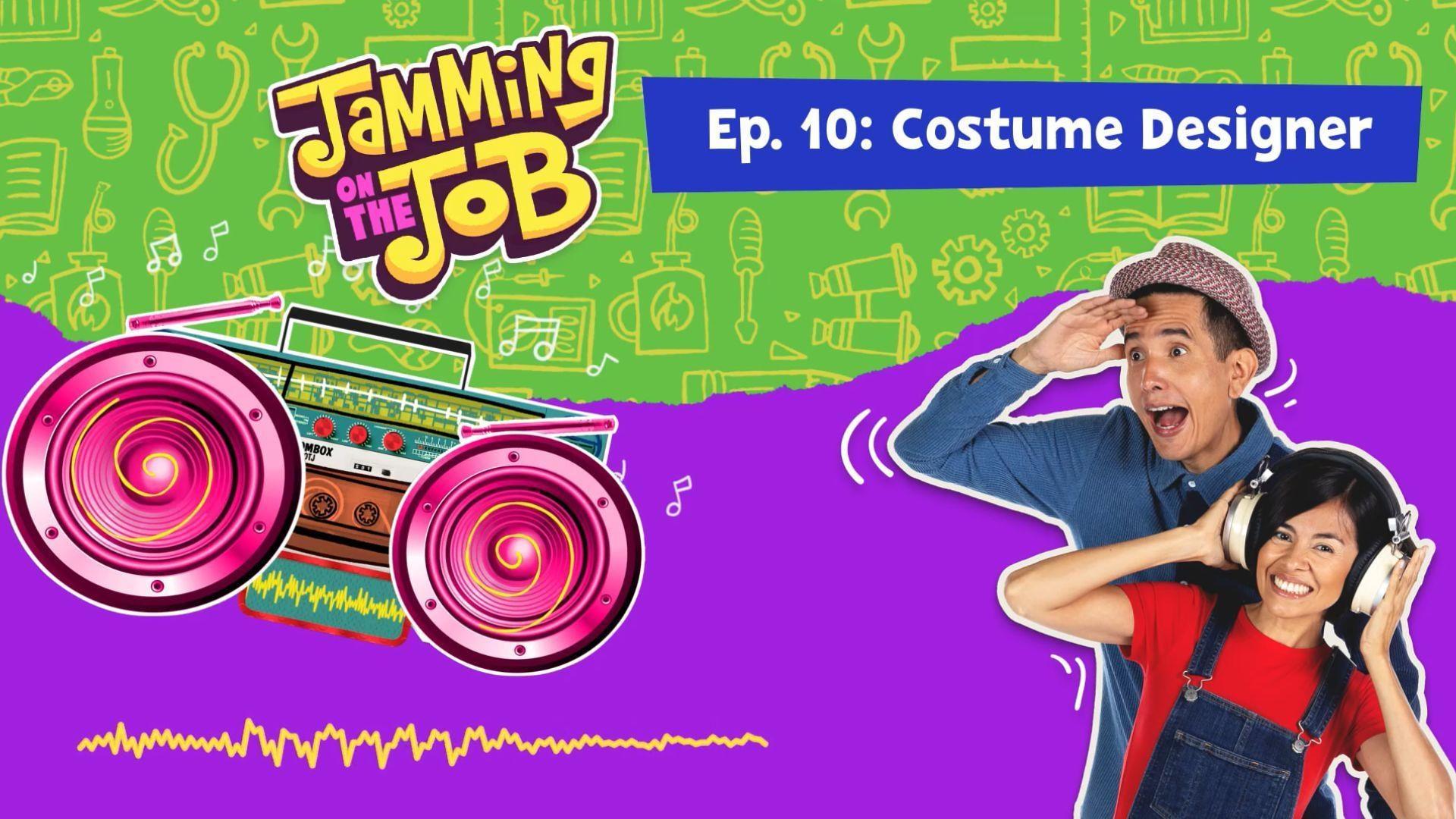 A Costume Designer makes Christina, Andrés, and BoomBox some new outfits for their show.