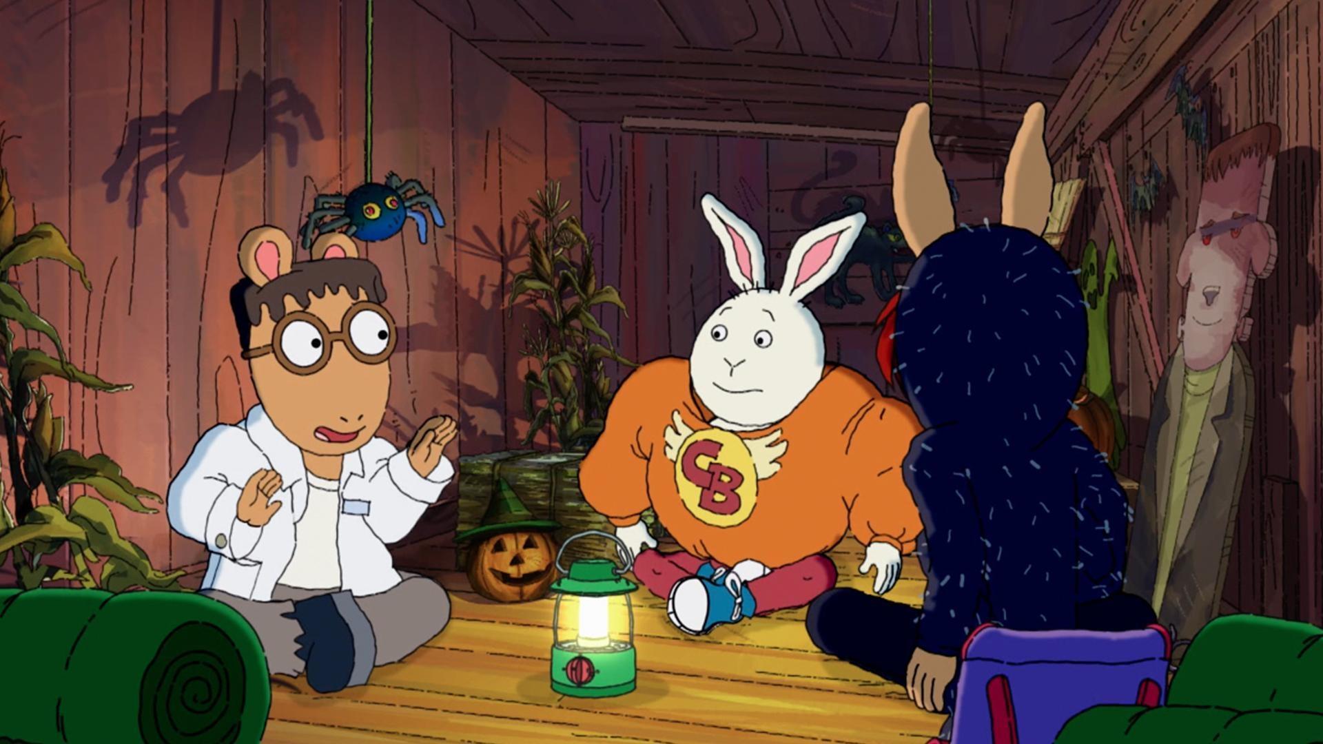 Arthur starts to tell the gang why he thinks his tree house might be haunted!