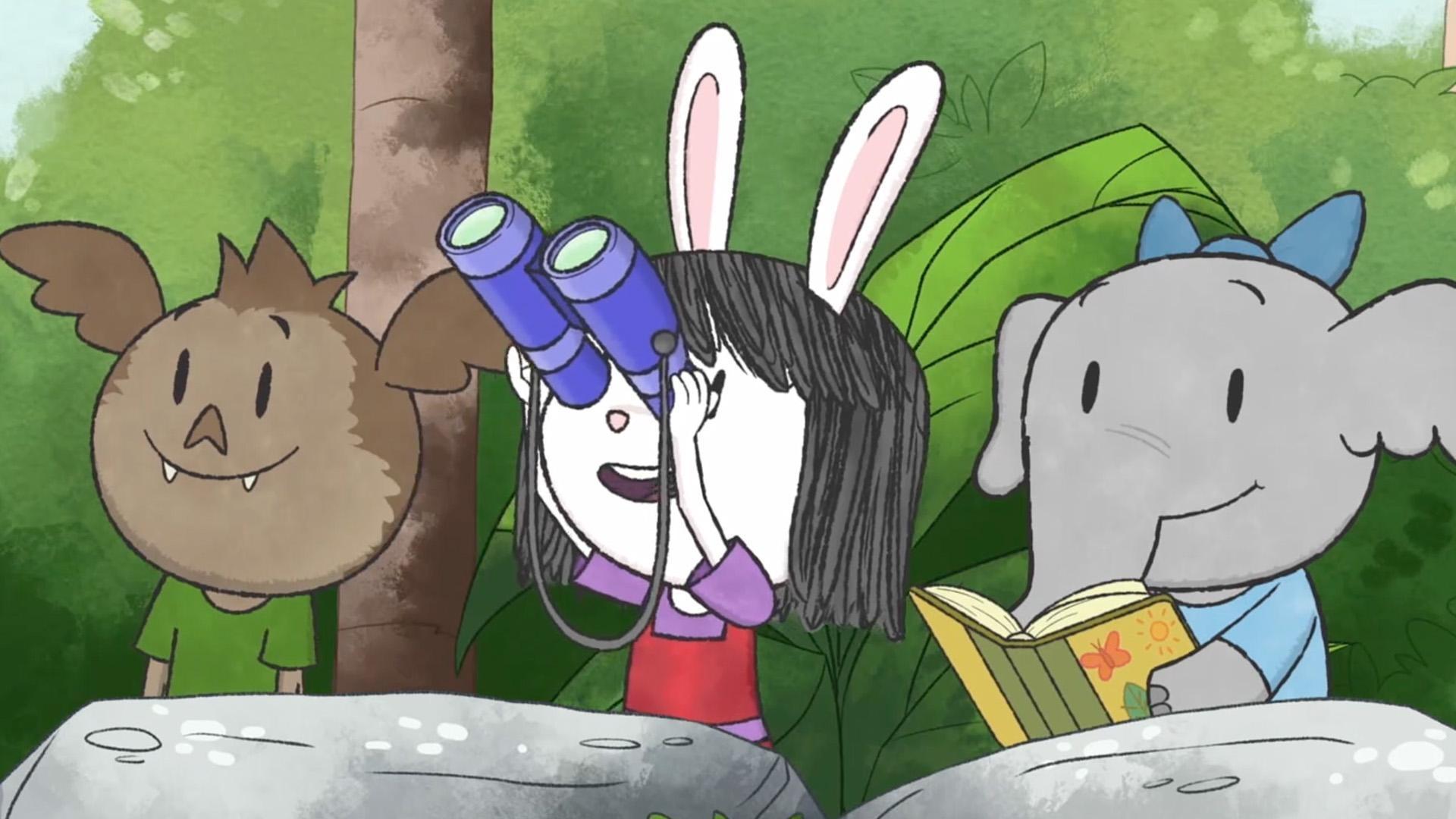 Elinor, Olive, and Ari observe some birds and see how they're like baby Miri and Ari.