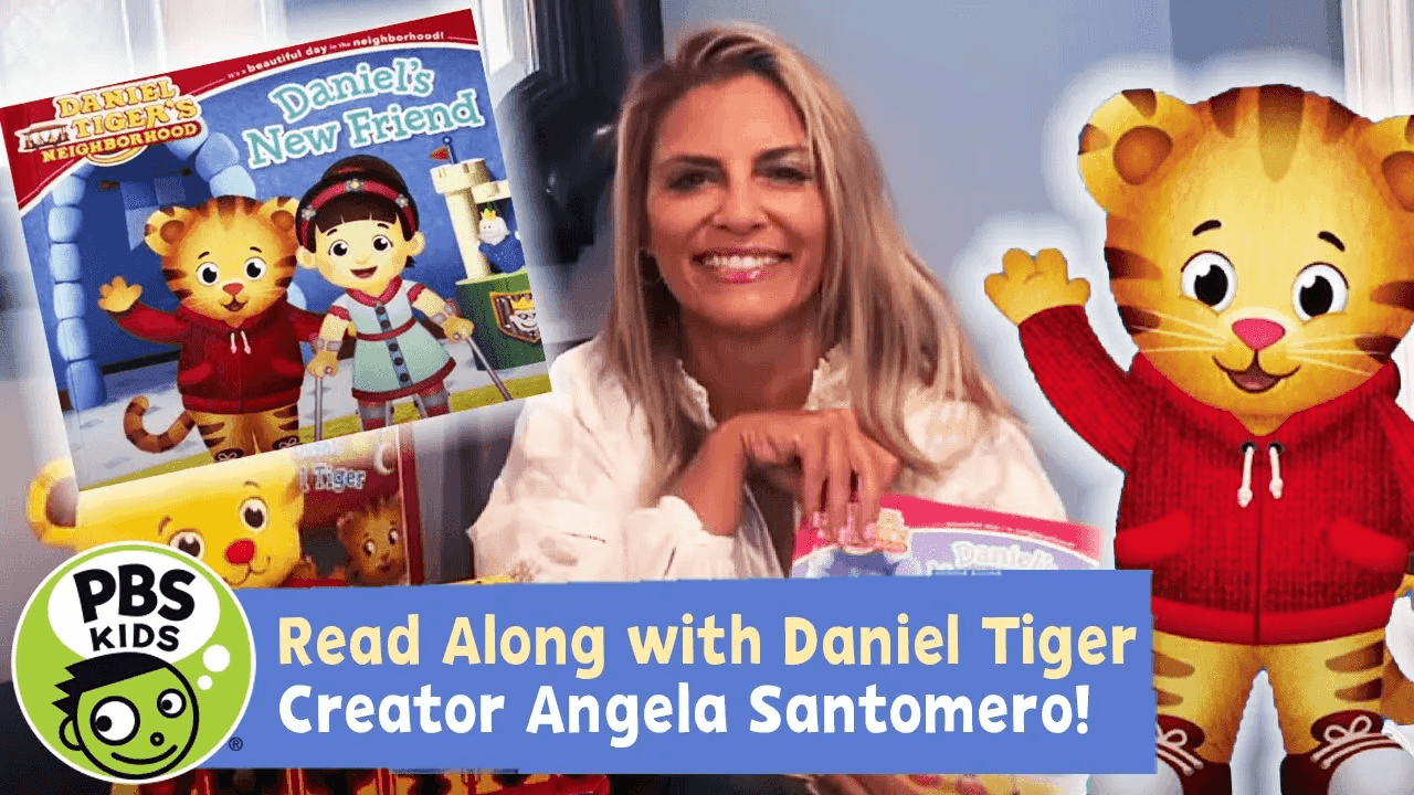 Join Daniel Tiger's Neighborhood creator Angela Santomero in a read-along to, "Daniel's New Friend!"