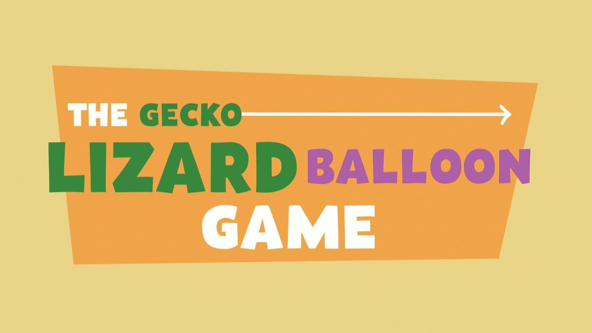 Get up and get started on your own Gecko Lizard Balloon Game!