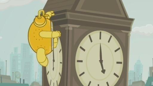 Tobey interrupts Becky's summer. / TJ becomes a superhero after stopping a crime.