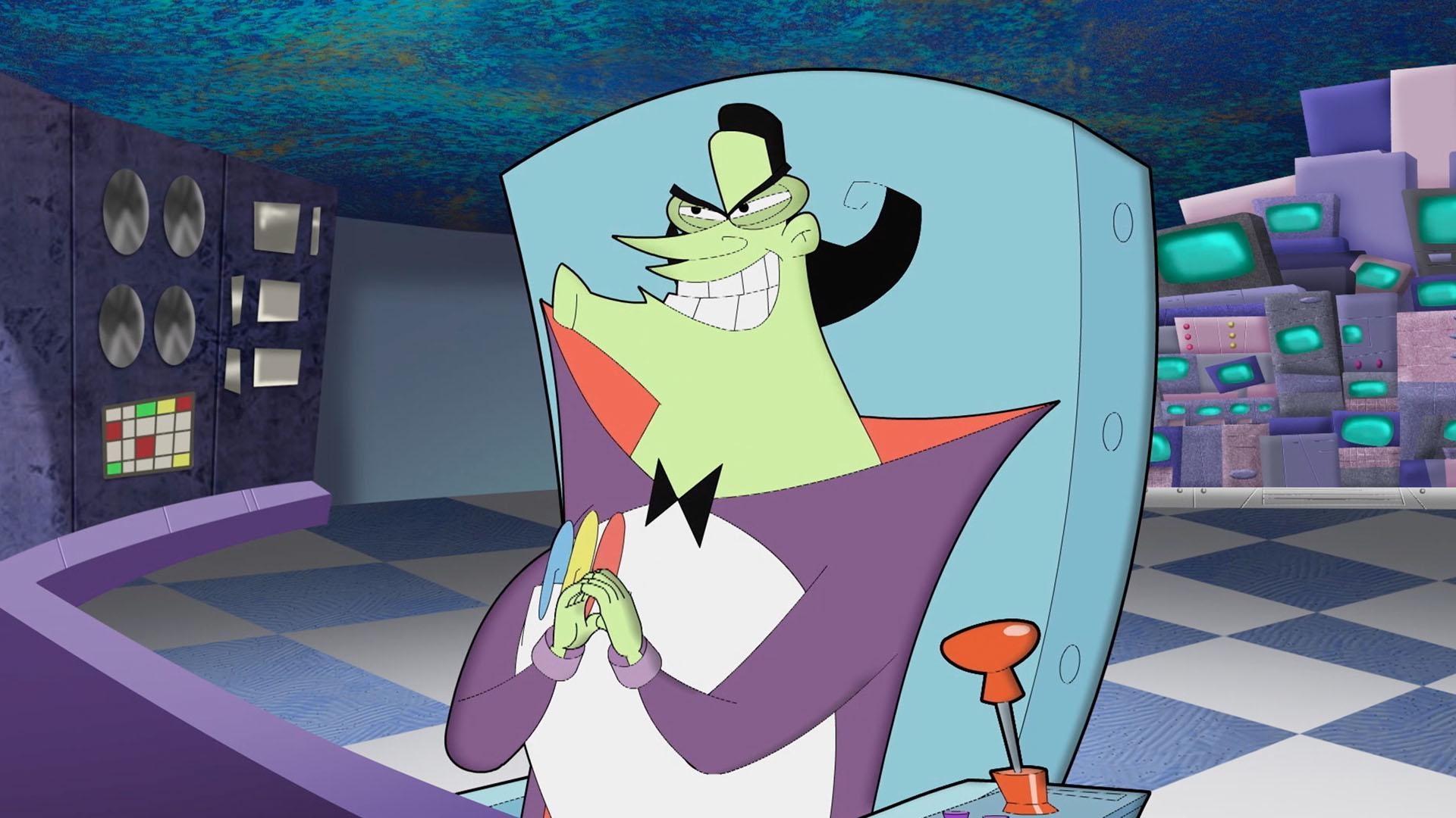 Hacker's in such a good mood about his latest plan that he gives the bots the day off.