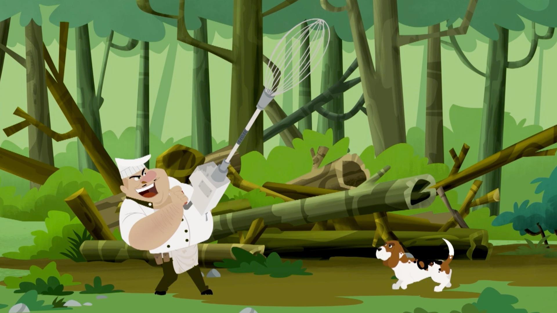 Gourmand sniffs his way to the fox den.