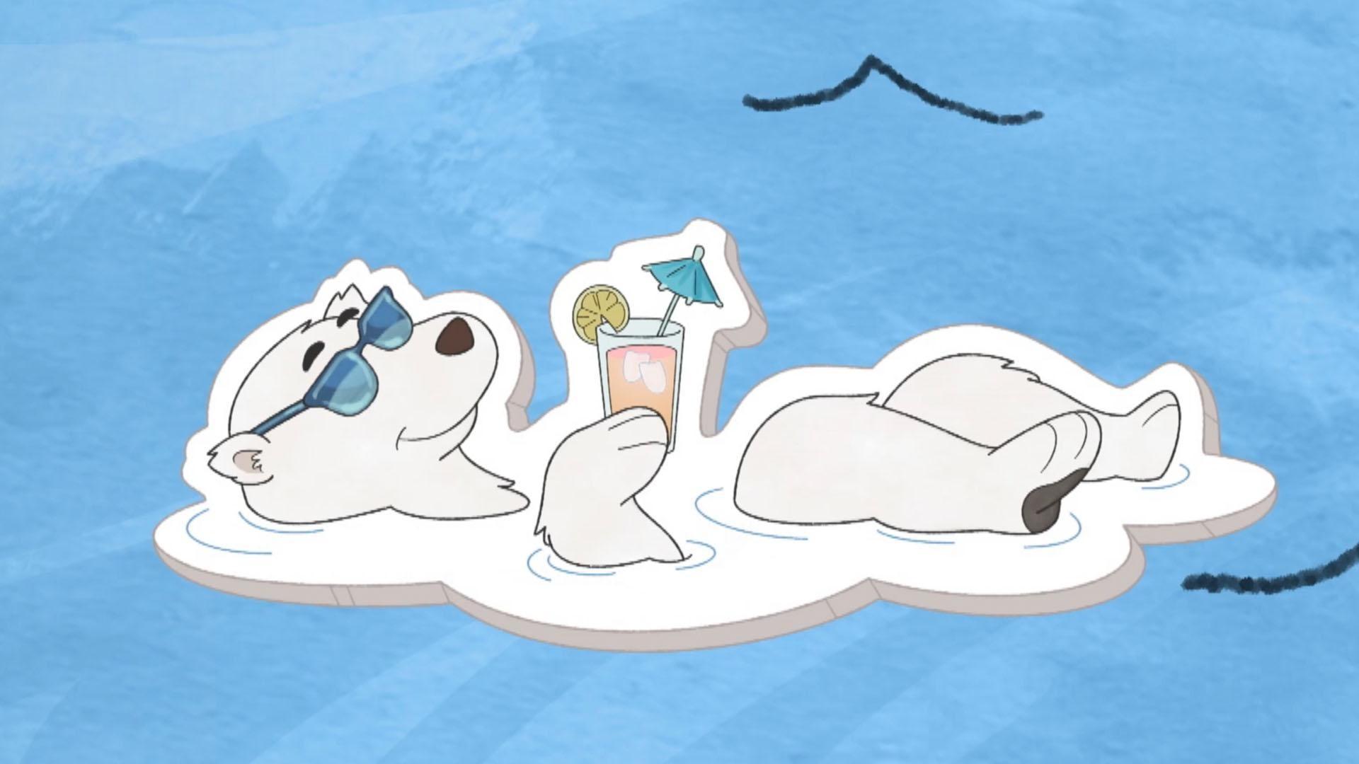 Ms. Mole teaches the kids about a very warm mammal who lives in the cold, a polar bear.