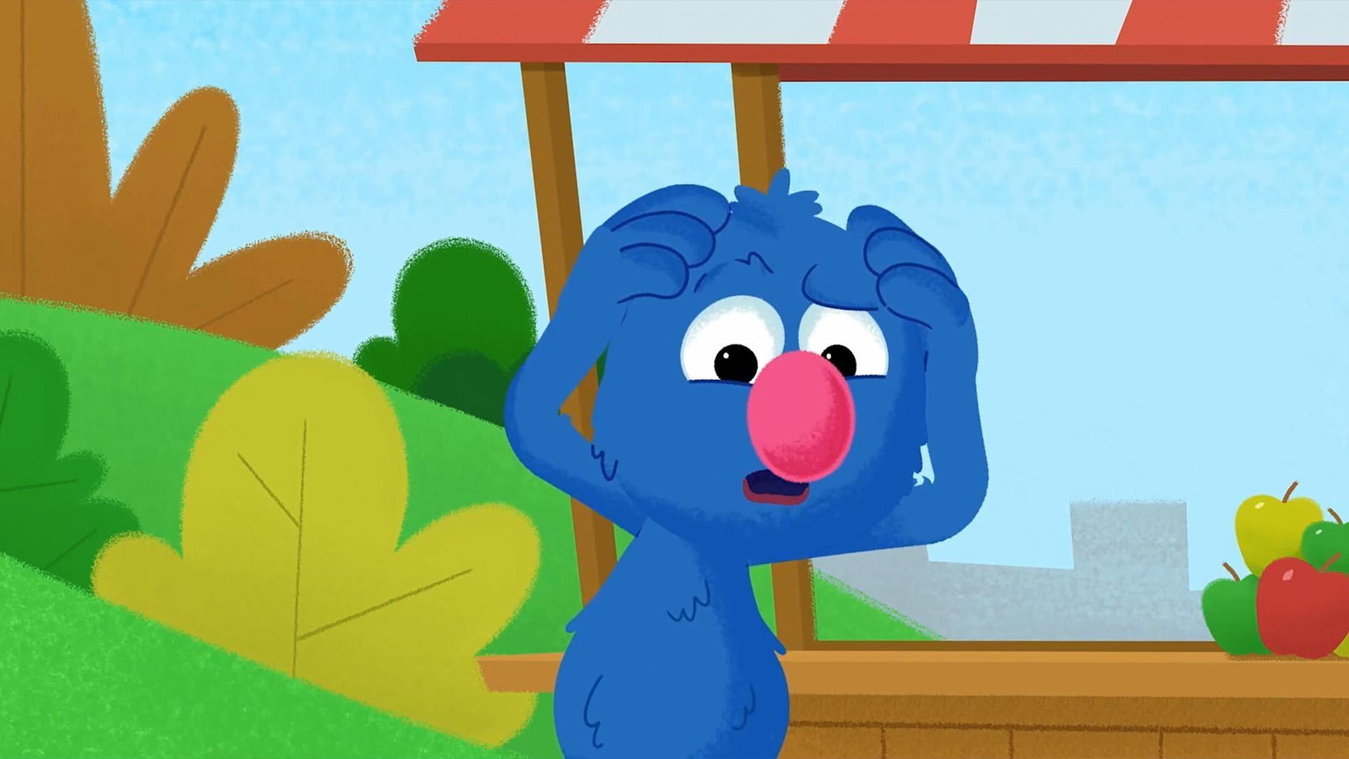 Farmer Grover has lost his straw hat! Elmo and Tango search to solve this mystery