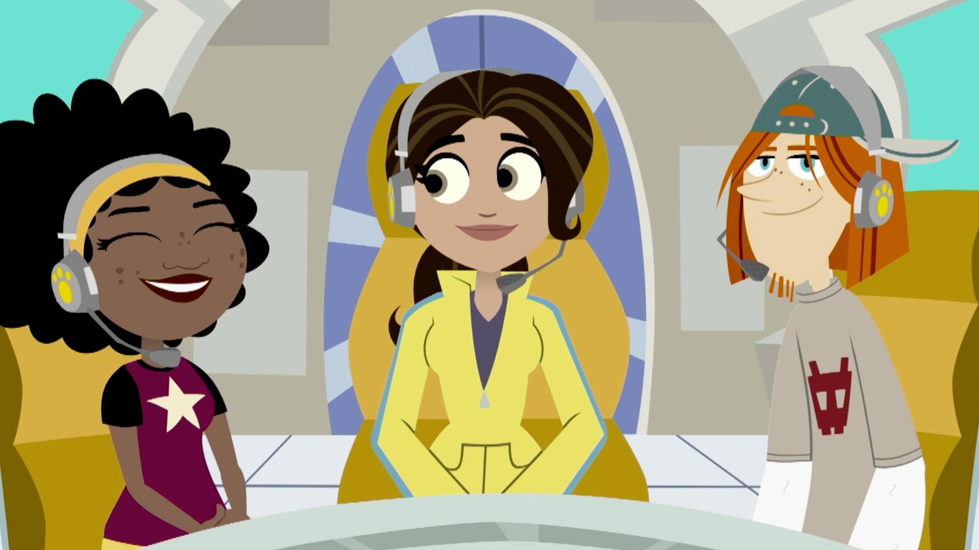 Koki, Aviva and Jimmy check-in on the racers.