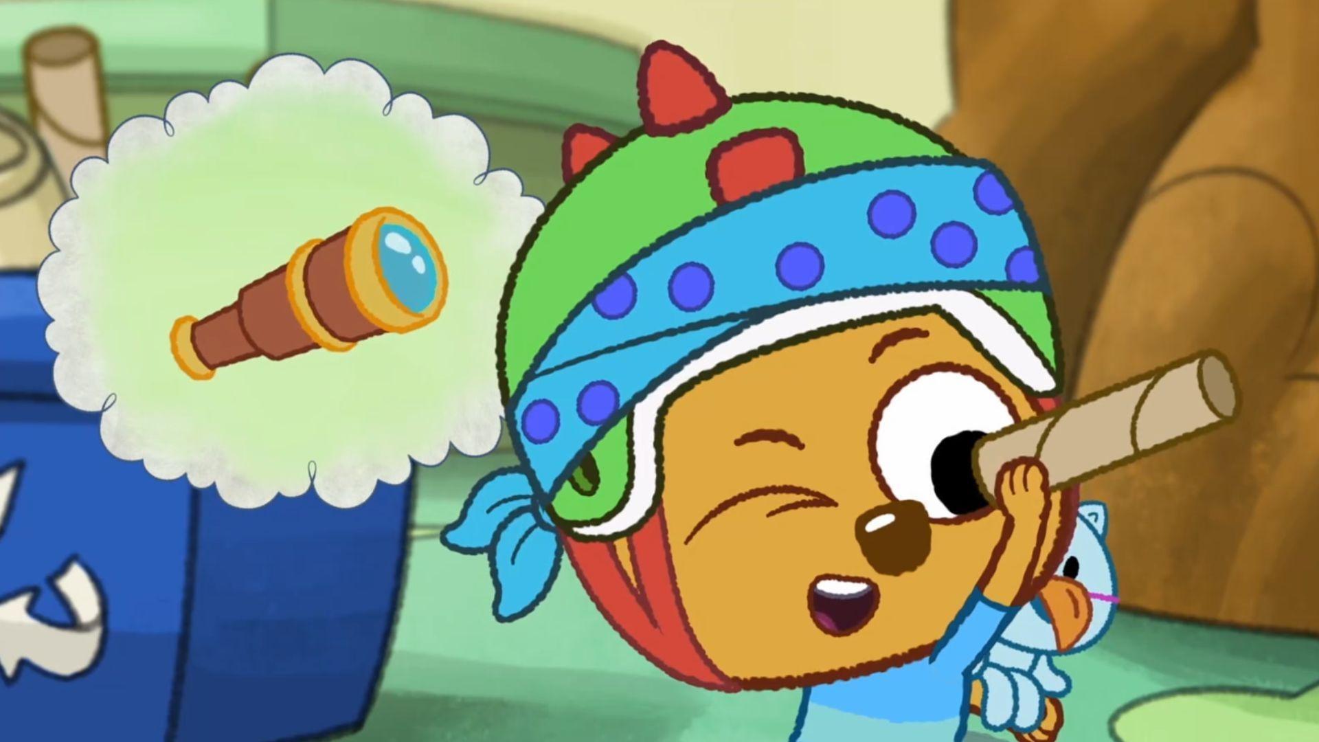 Zadie, Zeke and Mailk use their imagination to ensure their special pirate ship is ready.