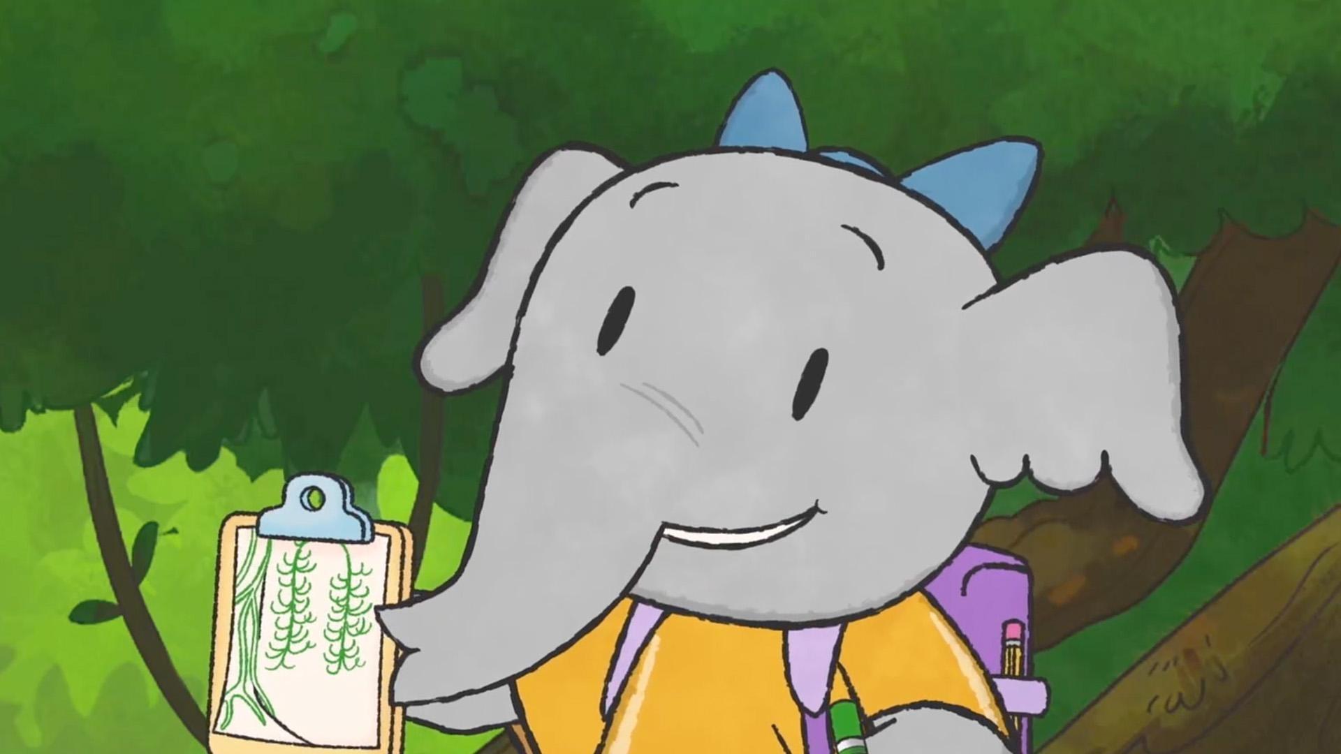 When Elinor sees a plant on a tree, she wonders how it can grow without being in soil!