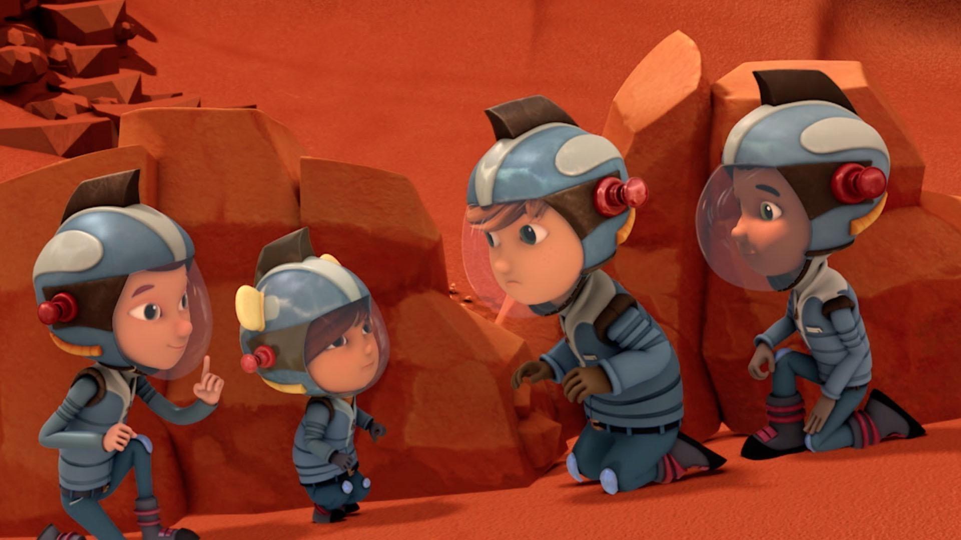 The kids go to Mars to pick up Jet 2 and find a Mars rock for Sean's Mother's Day gift.