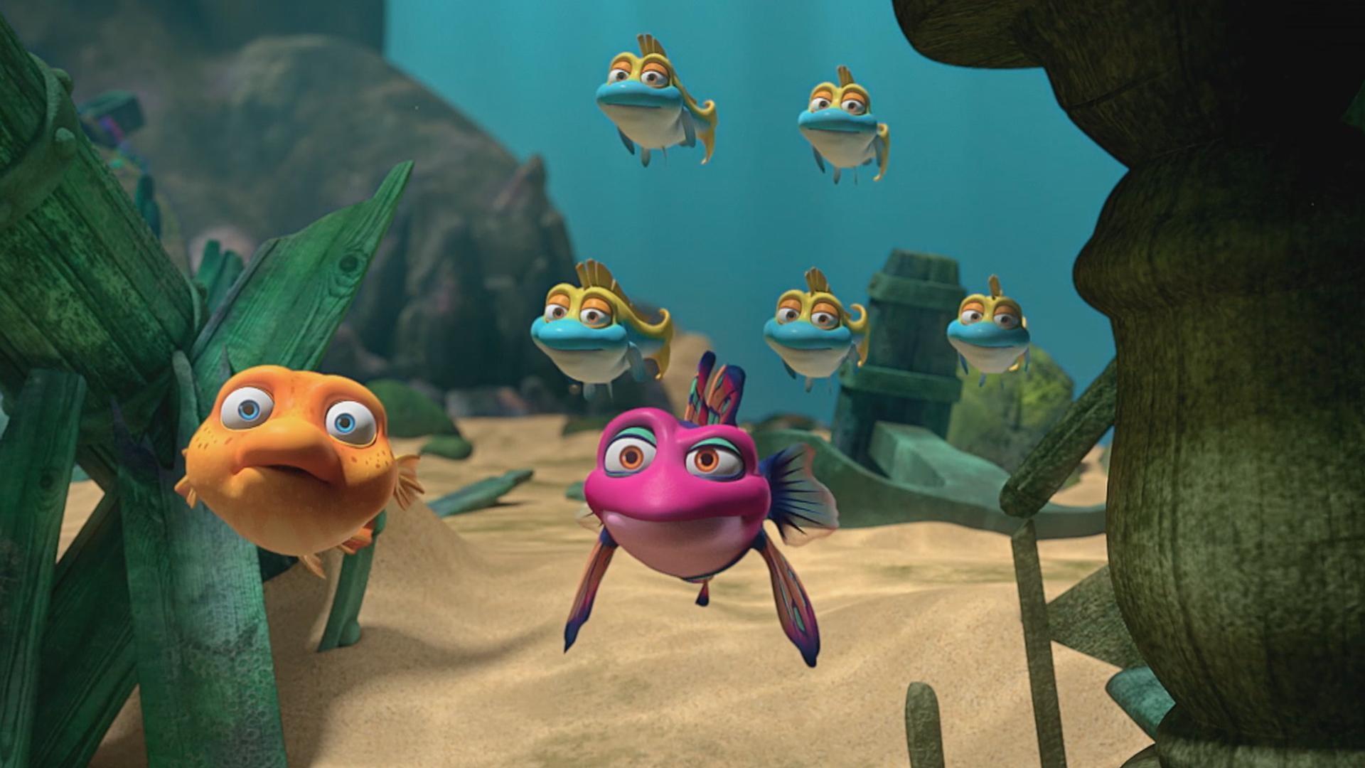 Splash figures out who can use the clubhouse. /Splash discovers new things about the reef.
