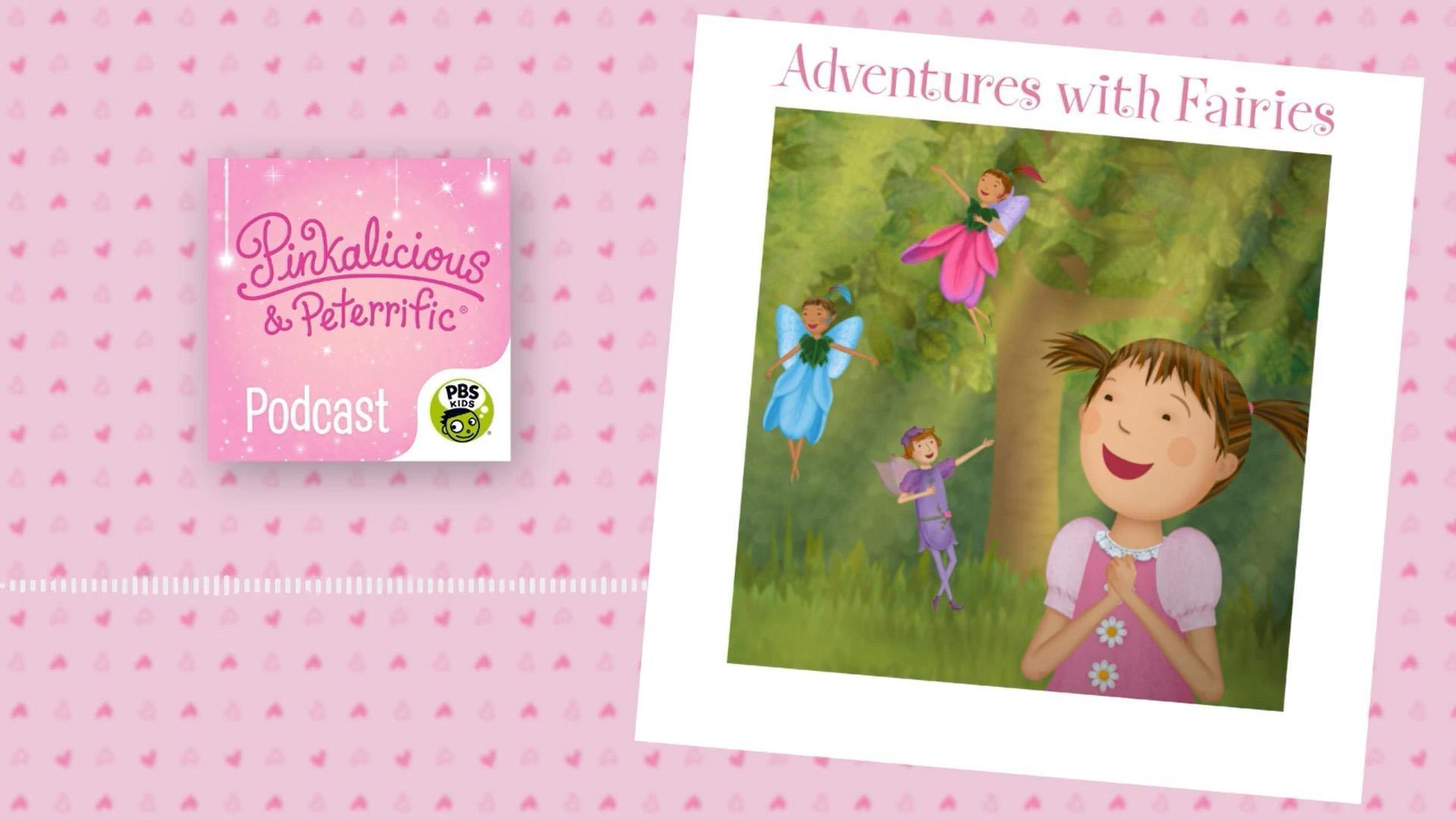 Pinkalicious and Peter celebrate the first day of spring at the park.