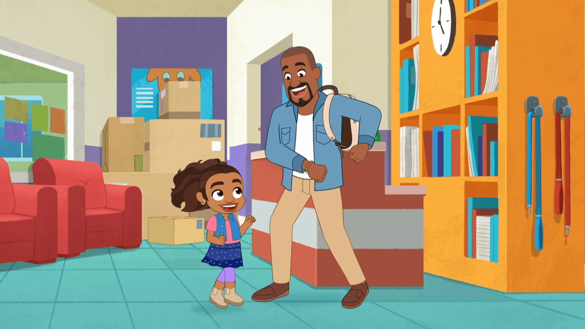 Alma and Papi plan to spend a special day together but plans change when a dog needs help.