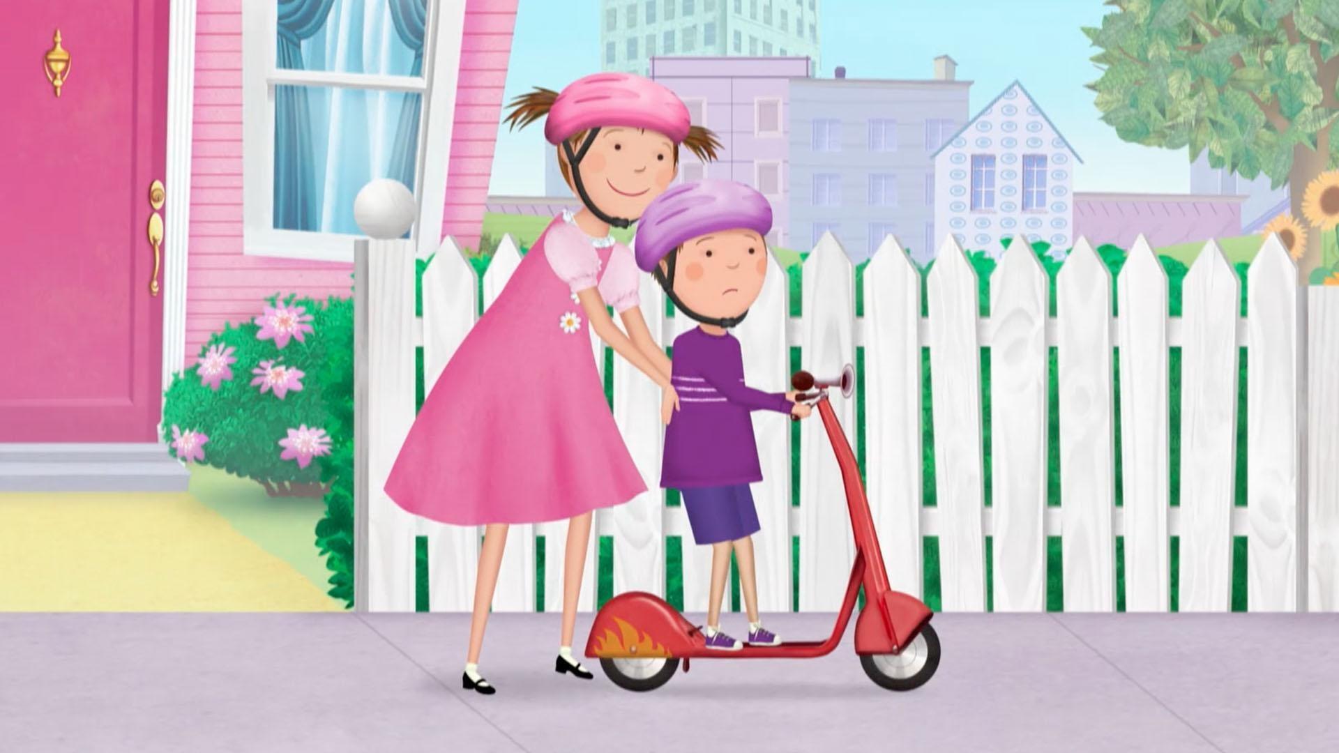 Peter is just bummed out and it's up to Pinkalicious to cheer him up!