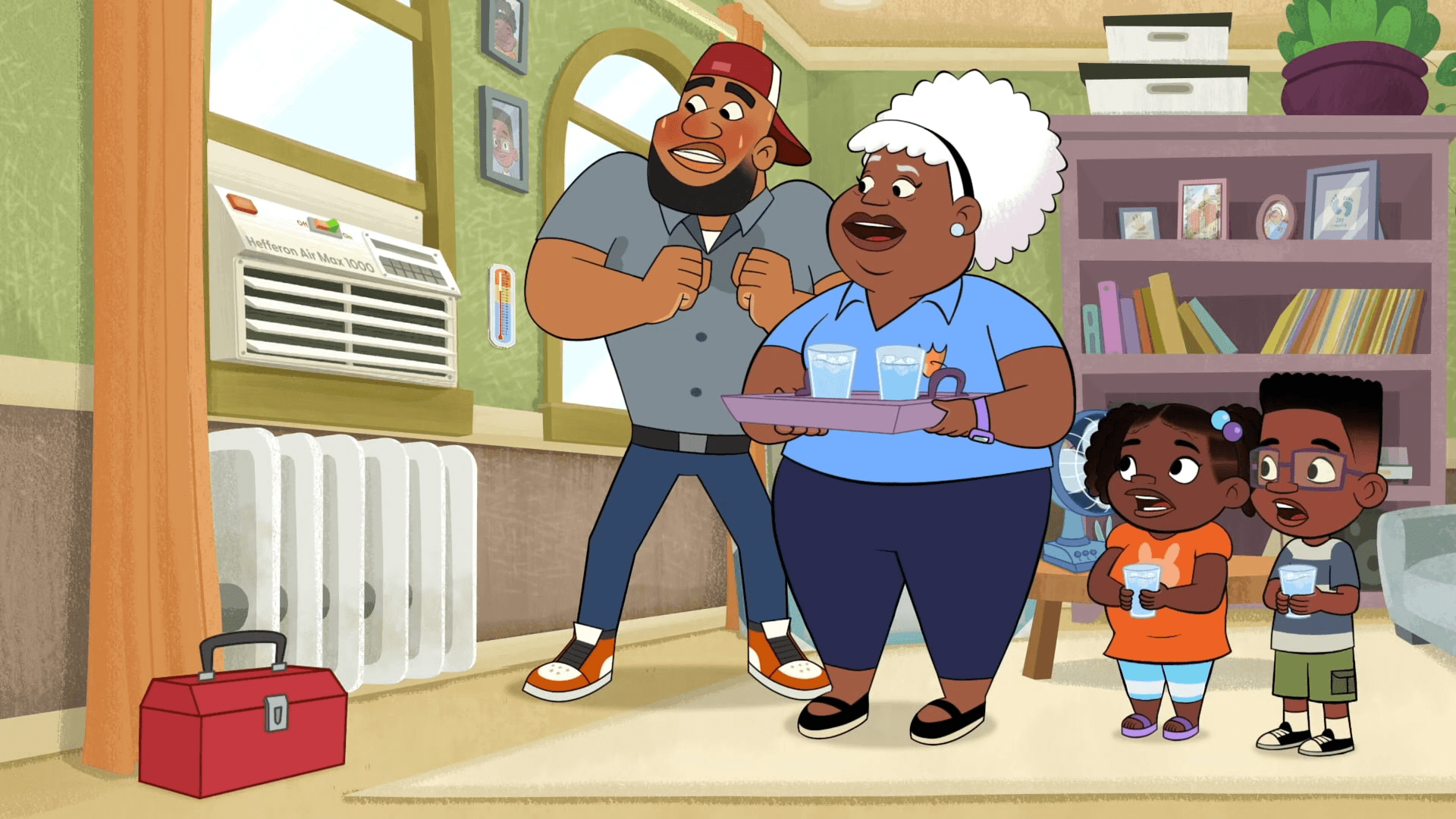 Phoebe & Jay learn how to keep cool when it gets hot./Phoebe & Jay learn how to tell time.