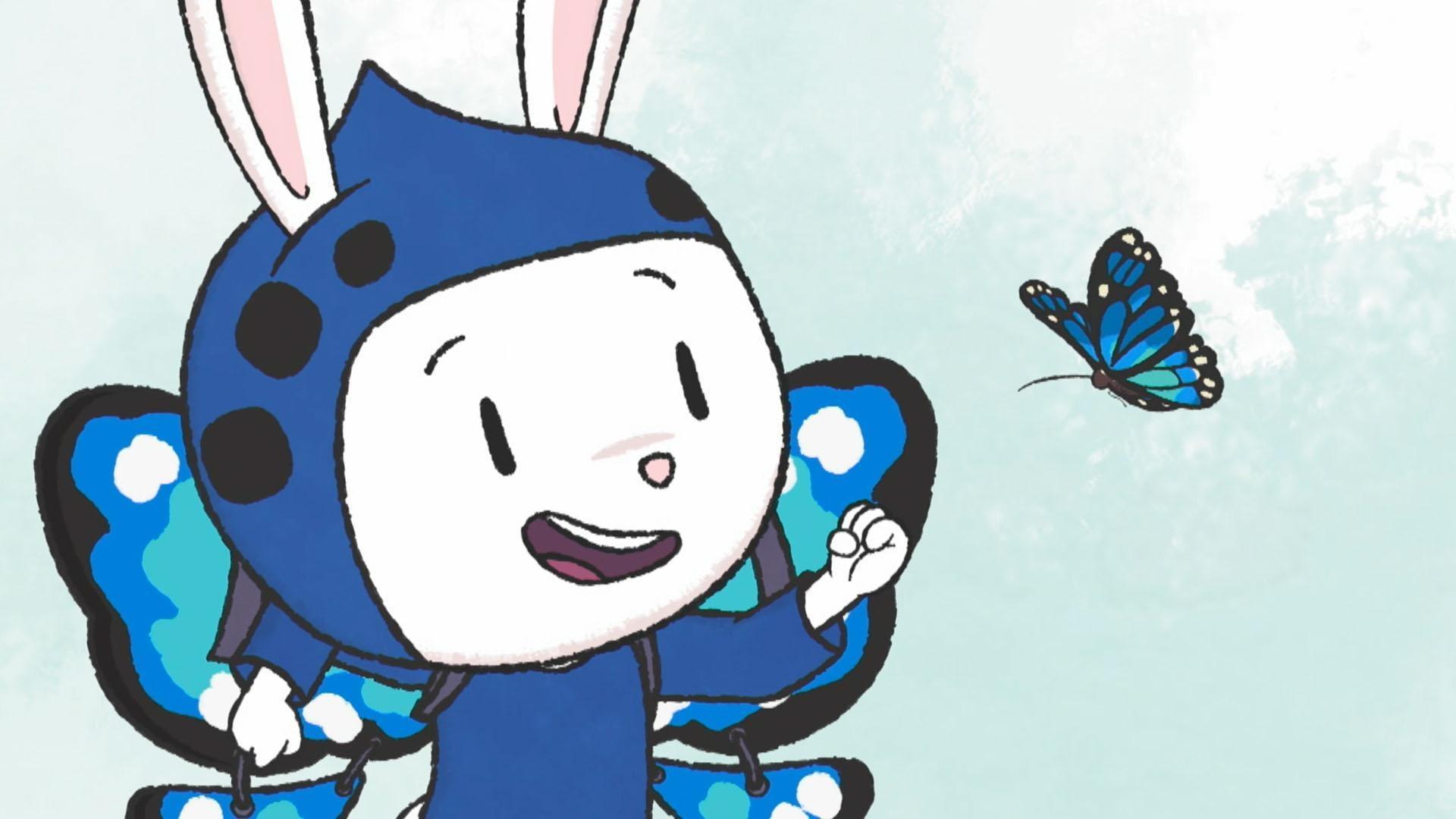 After learning how butterflies drink, Elinor celebrates by singing a song.