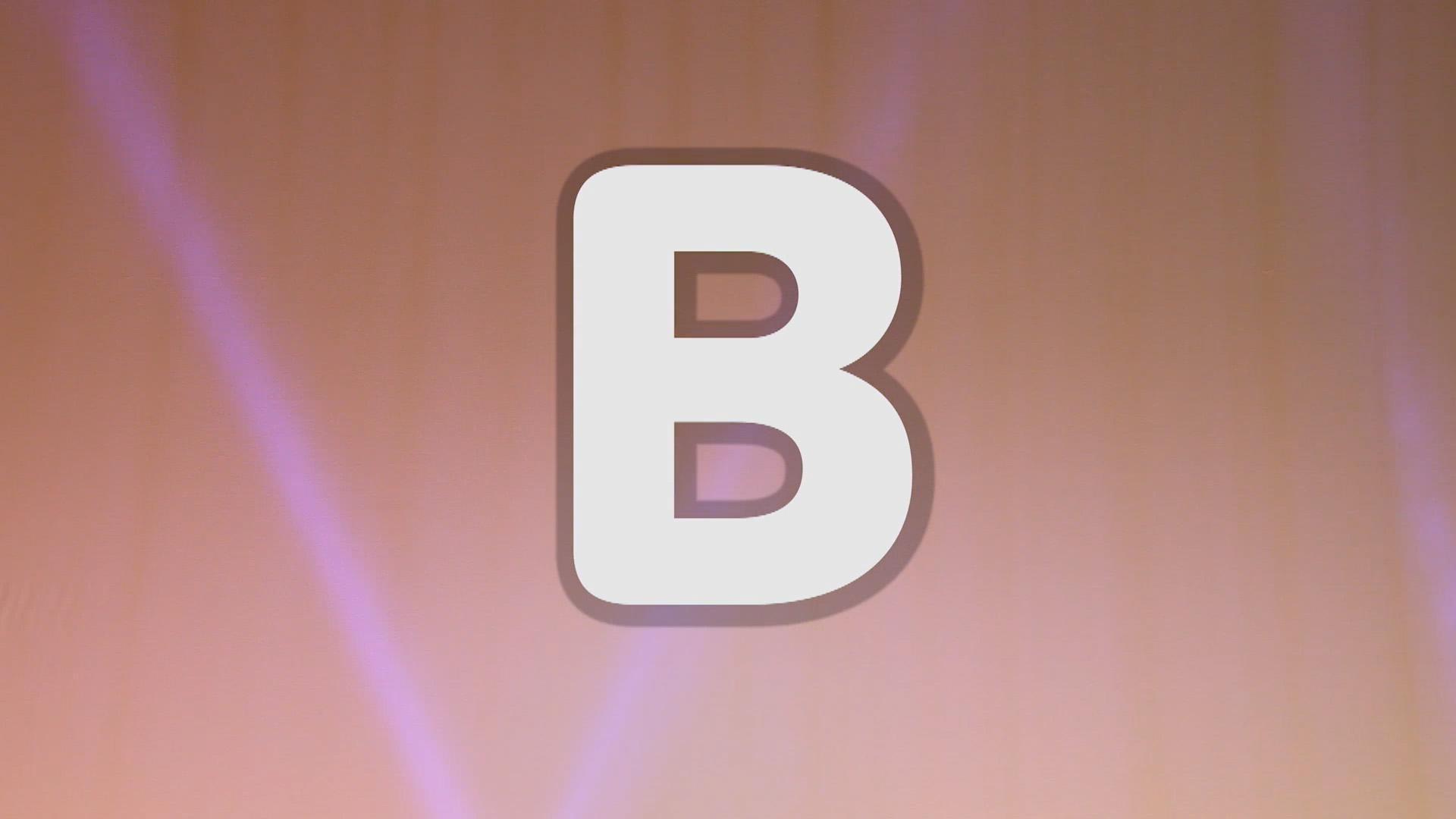 Today's letter of the day is B. What starts with the letter B?