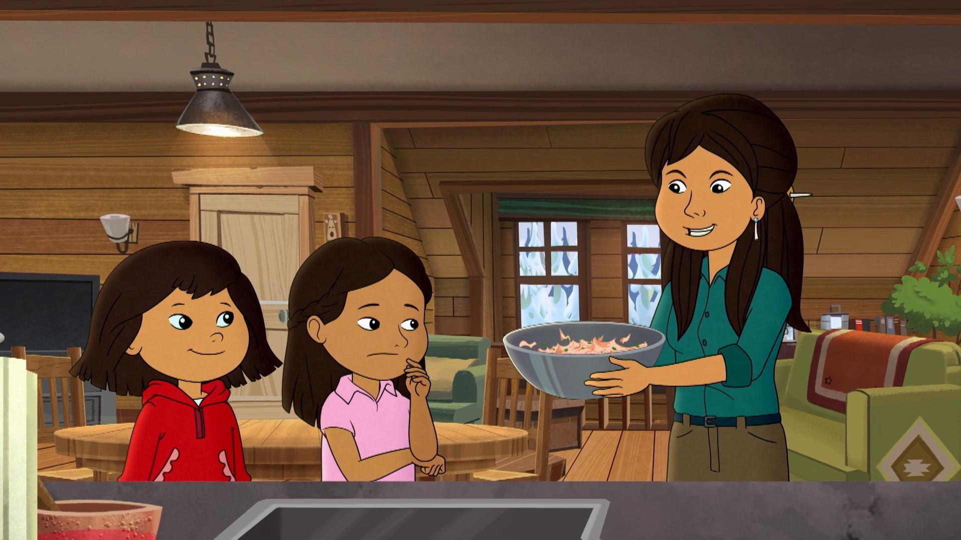 Molly and Vera make lumpia./ Molly and Vera be able to help Jake face his fear?