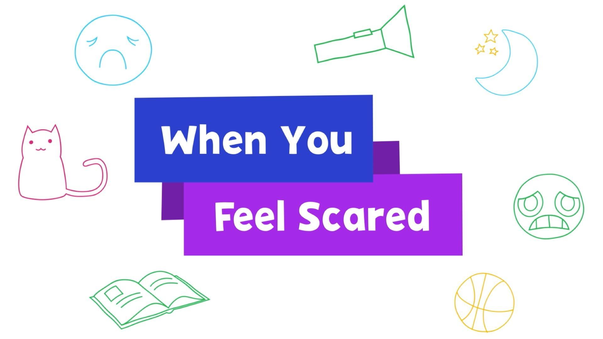 Real families sit down to have conversations about what helps when they feel scared.