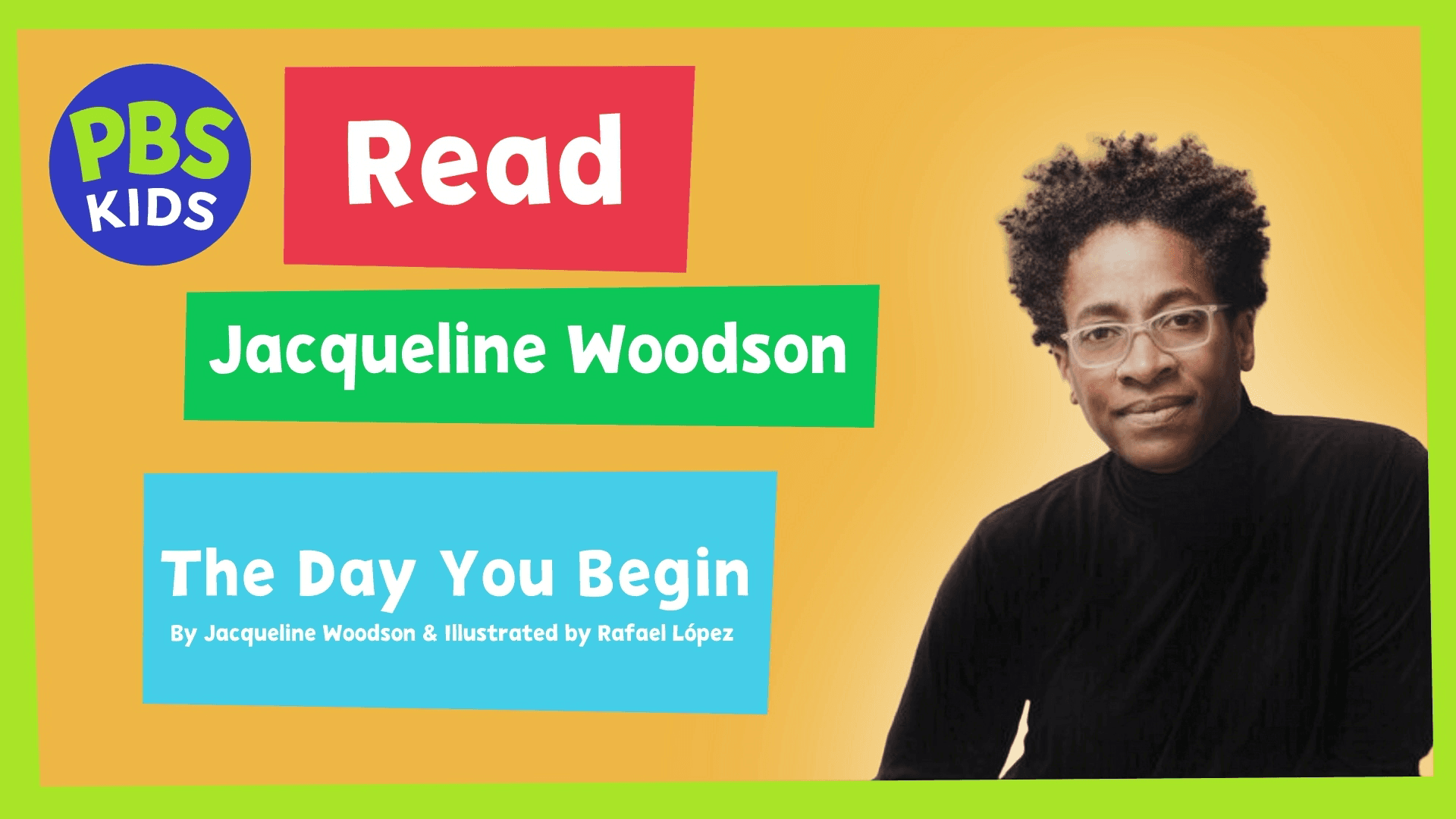 Jacqueline Woodson reads a story about courage, belonging, and being yourself.