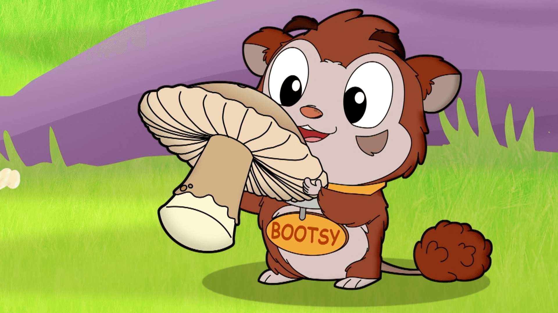 Hoping to please his newly beloved smirble pet, Hacker returns the stolen fungi.