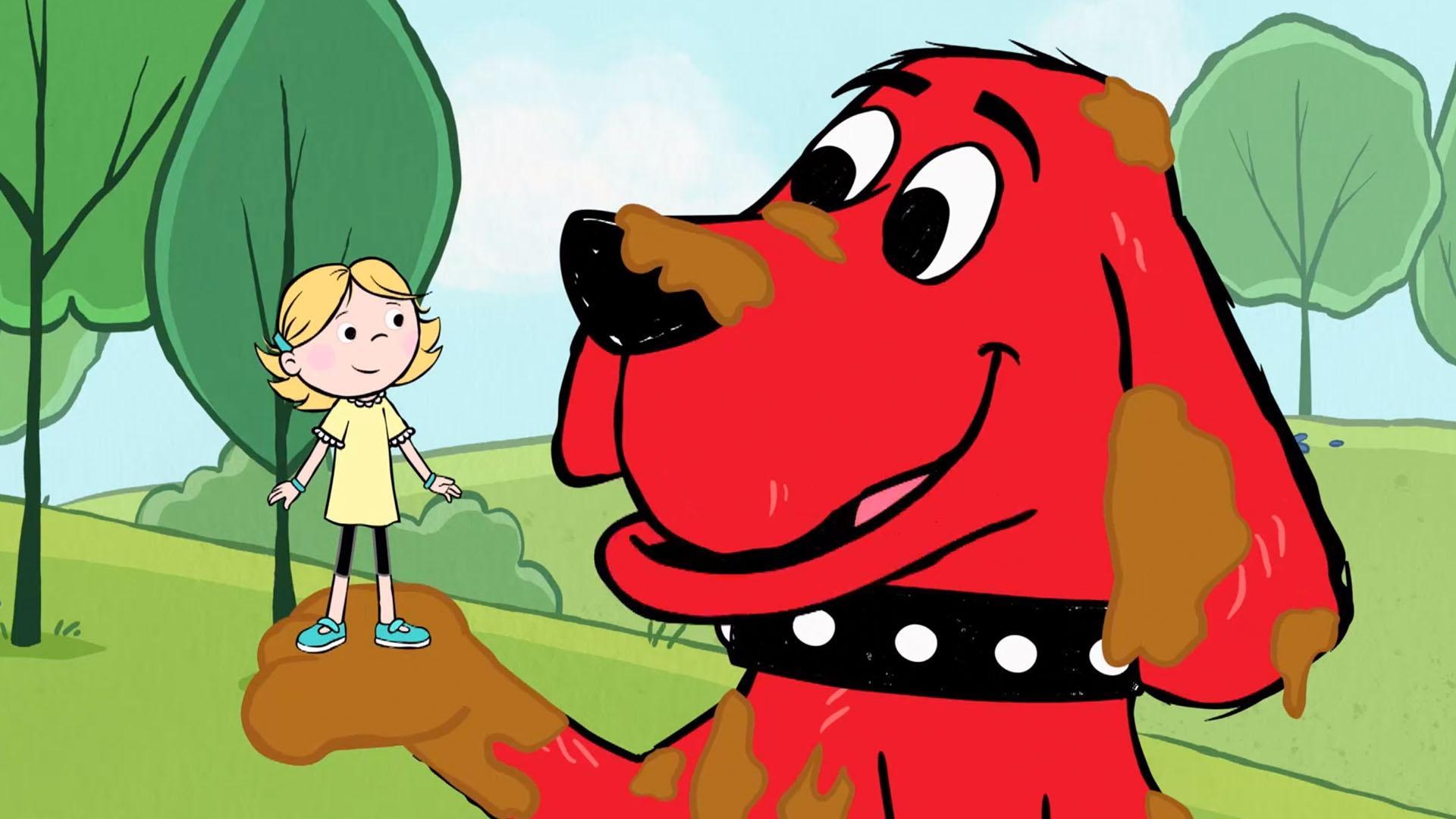Clifford has the hiccups. / Emily Elizabeth gets inspired to create her own song.