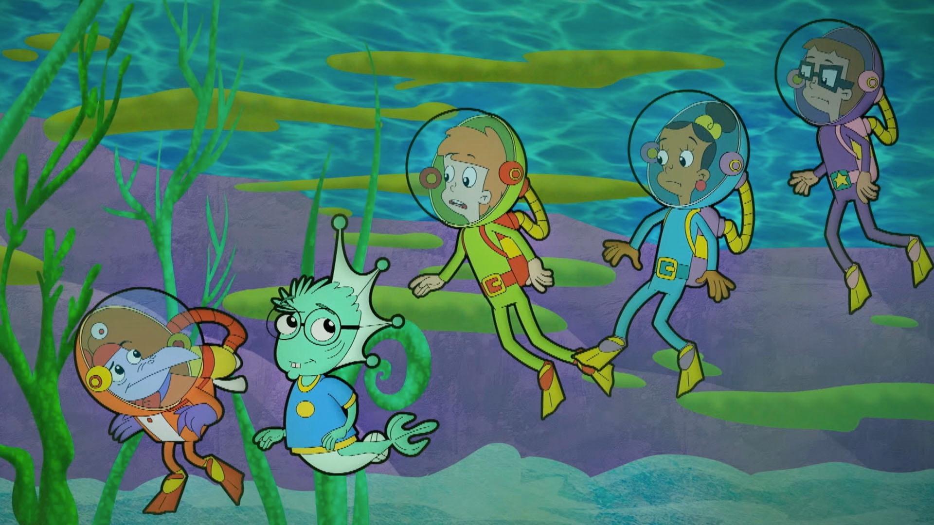 The CyberSquad locates the source of the warm current: Hacker's water heating machine.