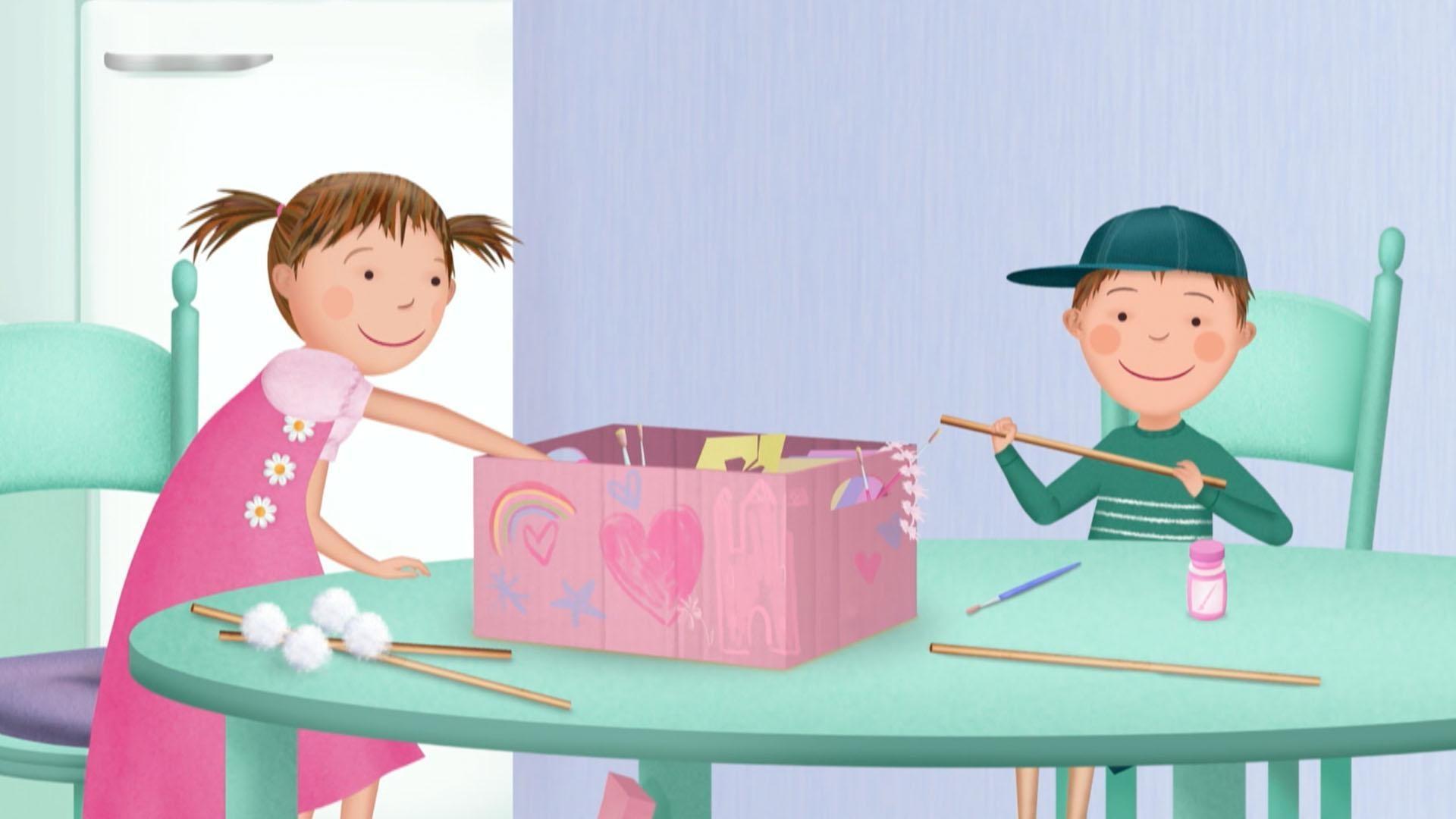 On a very windy day Pinkalicious and Peter decide to build homemade kites!