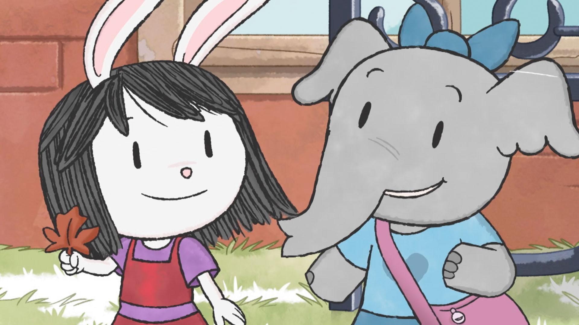 Elinor and friends love the Fall breeze - who knew that the wind could be so interesting?