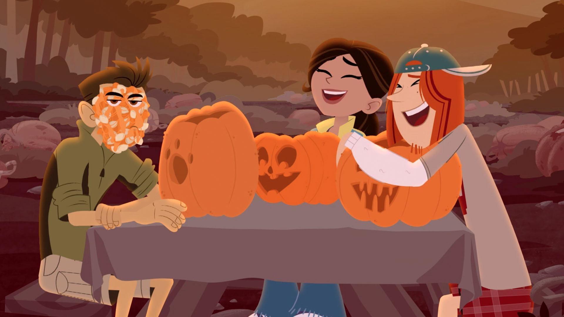 The Wild Kratts team discuss Halloween.