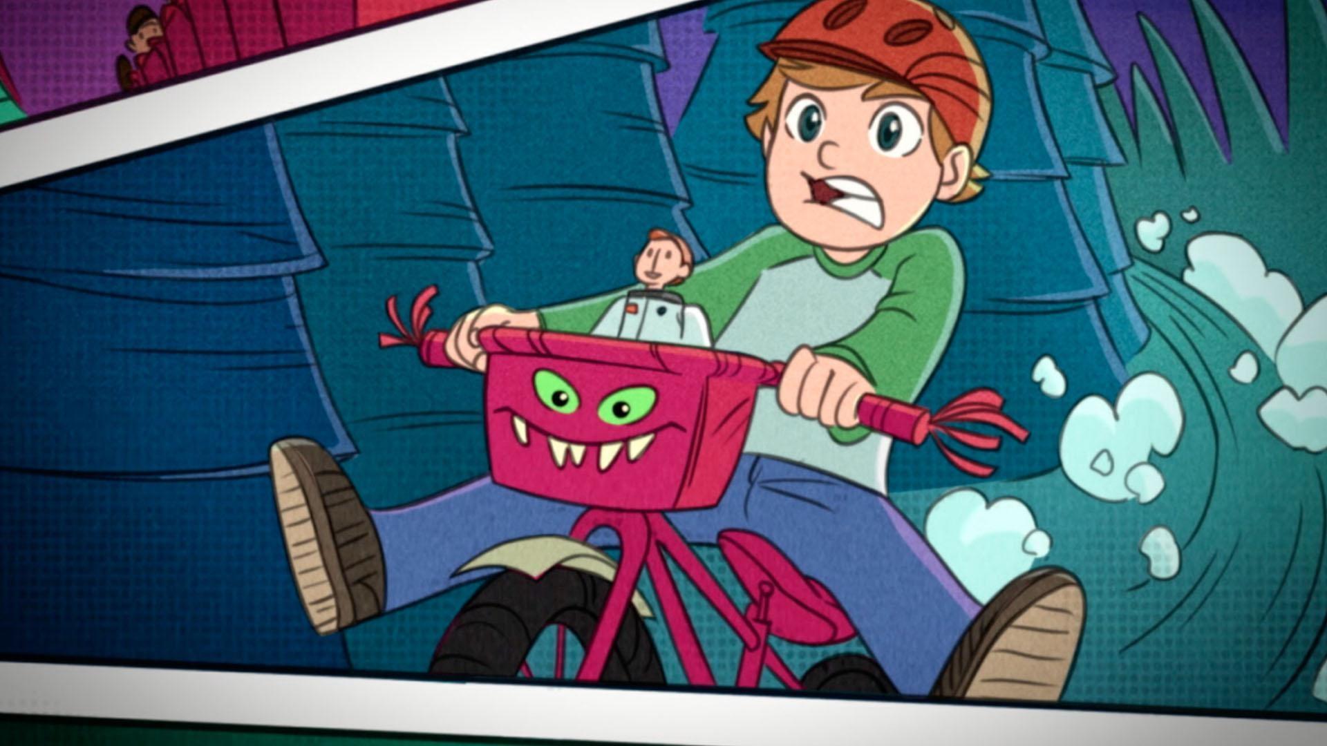 Sean worries about his Neil Armstrong action figure stuck in a hole.