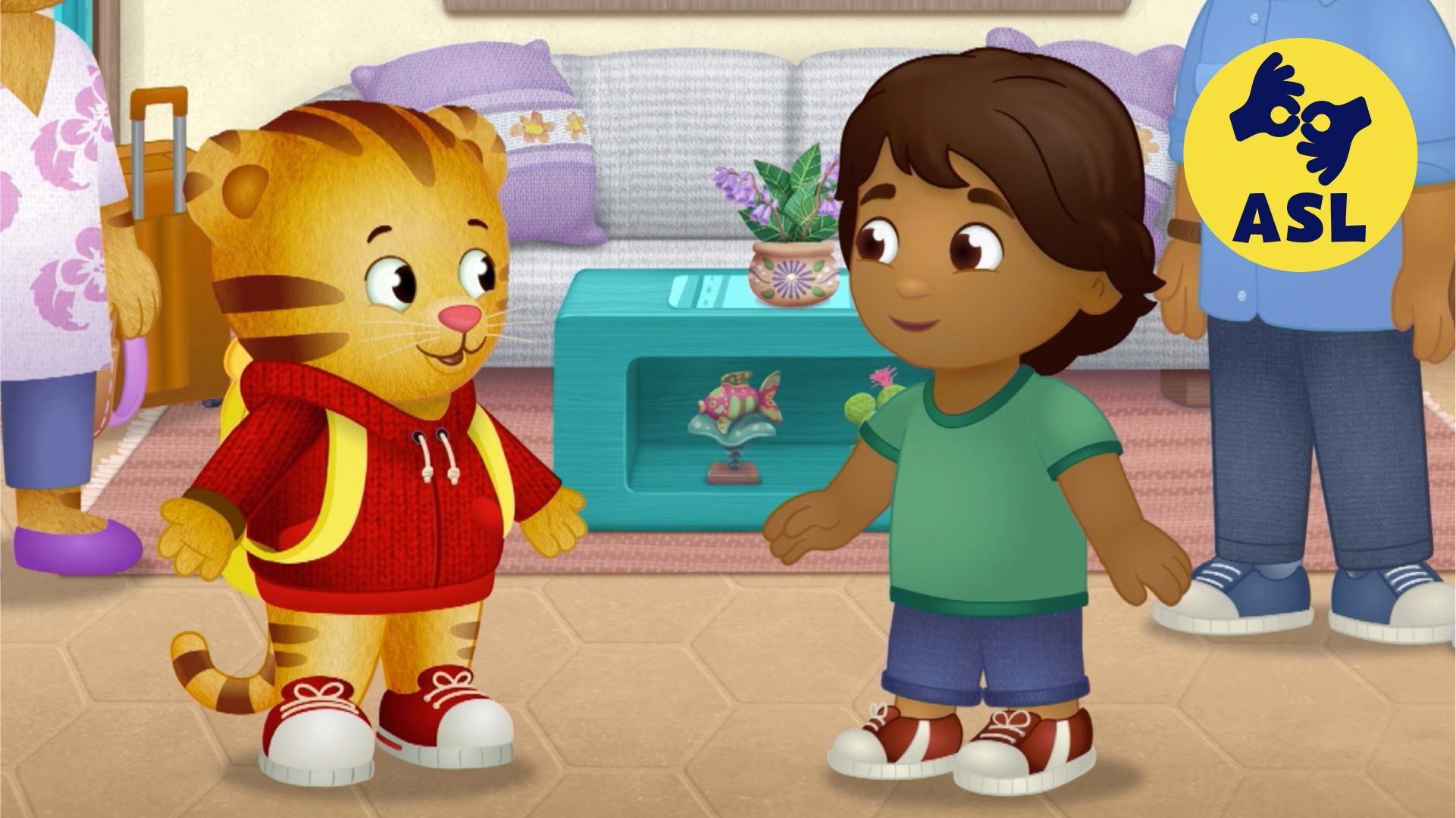 Daniel visits his friend Juan Carlos in a new neighborhood.