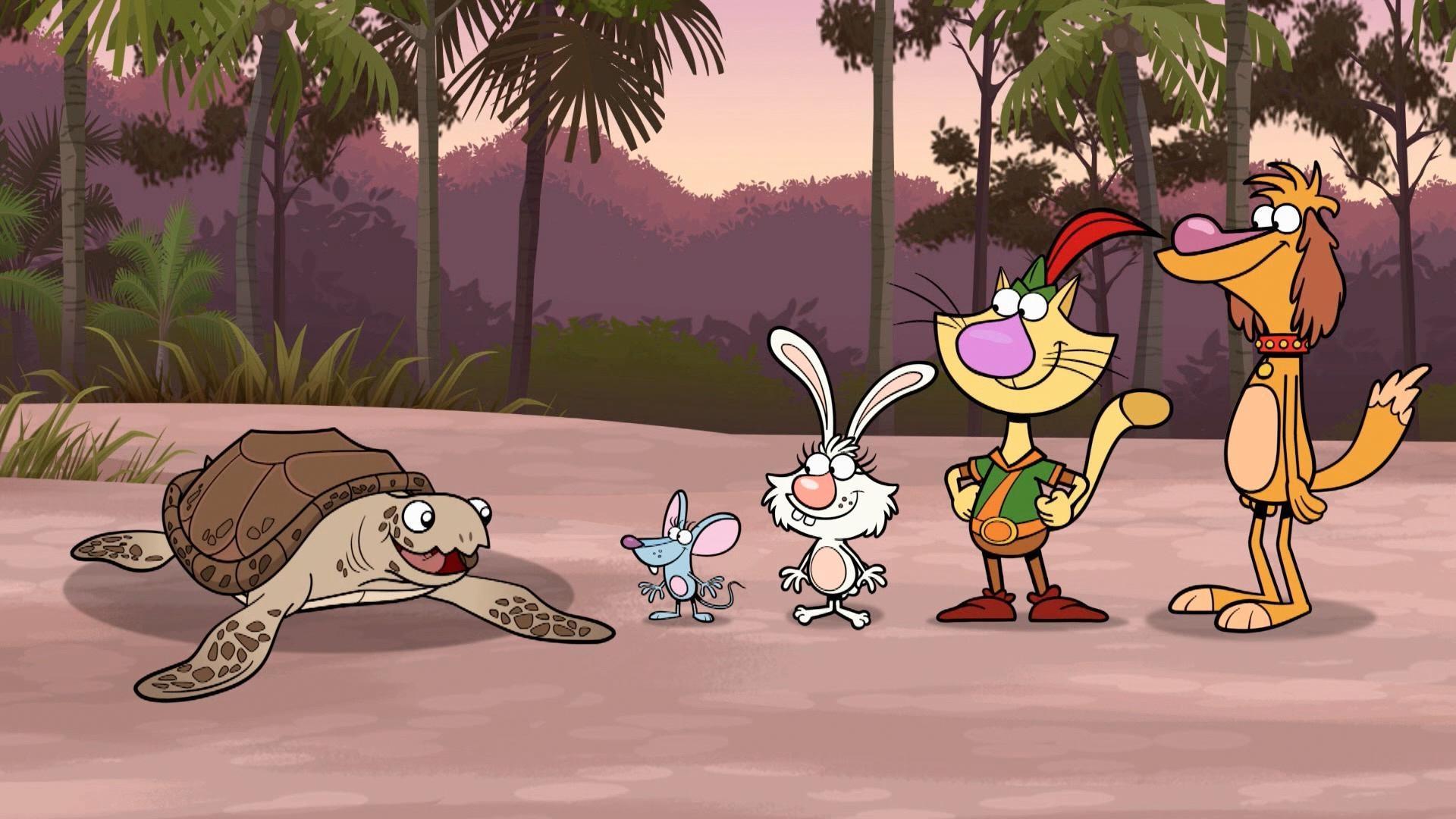 While at the beach, the gang runs into Squeeks' sea turtle friend, Celia.