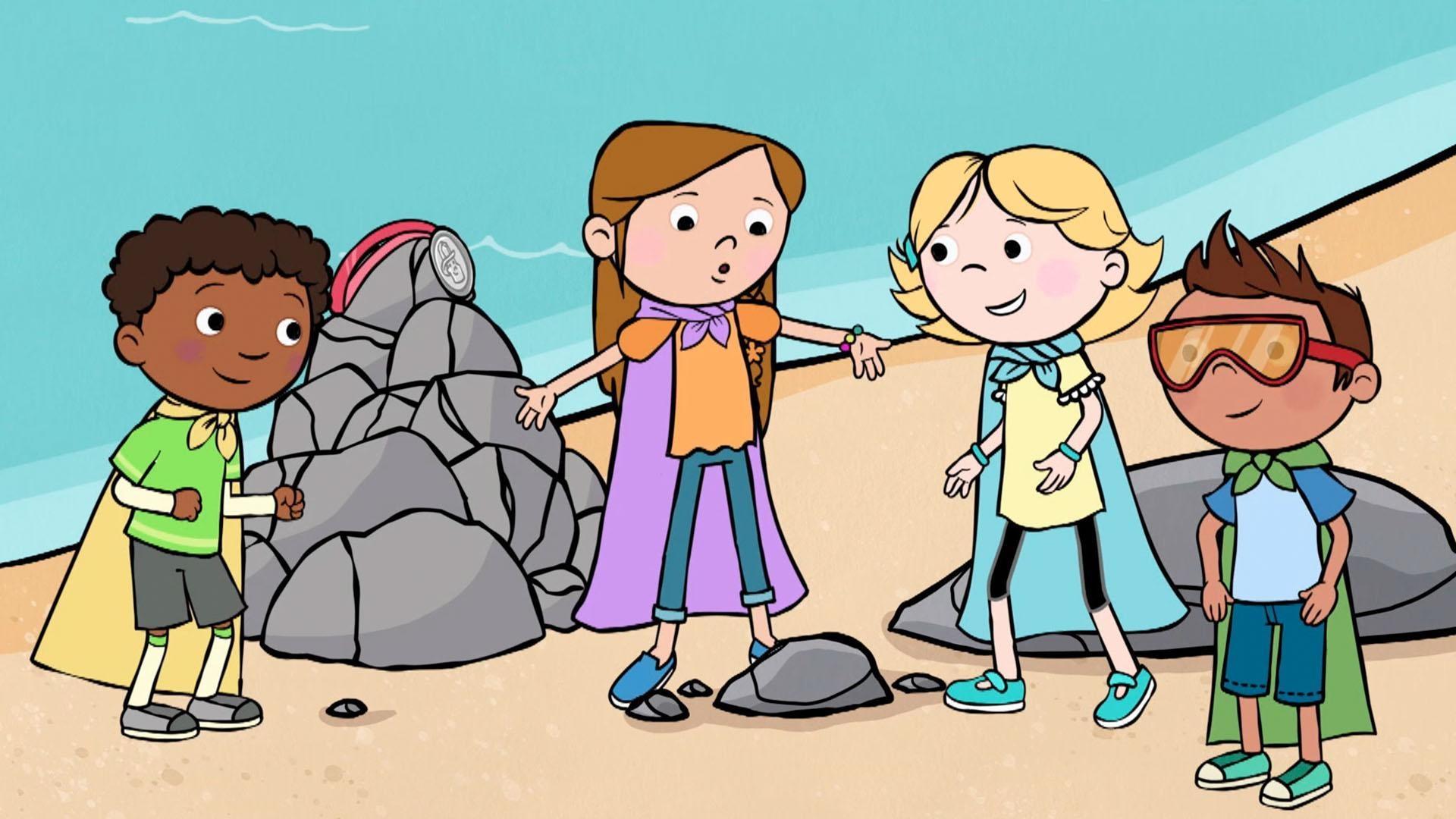 Emily Elizabeth is inspired to form a team of superheroes./Clifford starts a puppy prescho