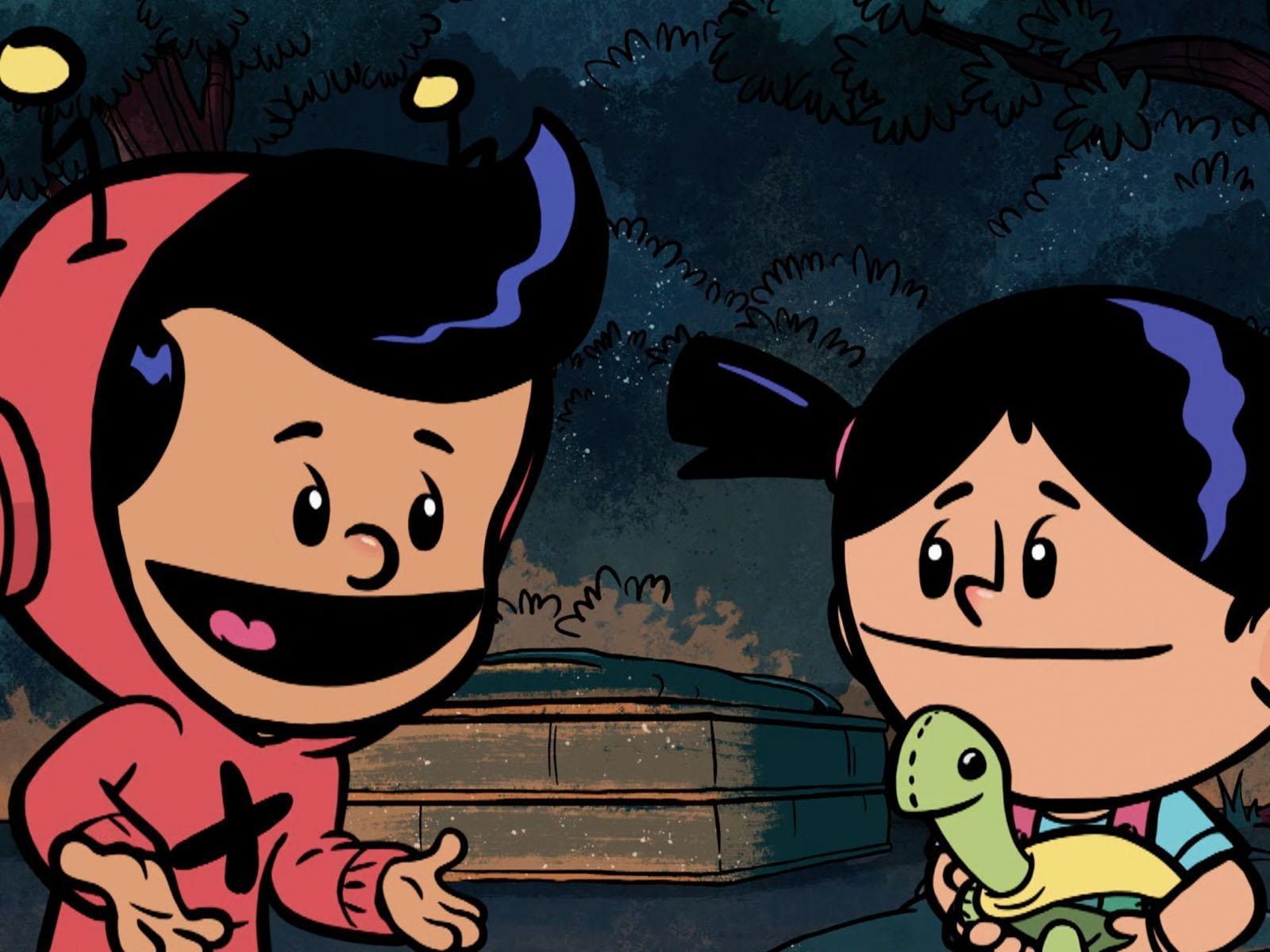 Xavier wants to tell a campfire story, but is it spooky enough to scare everyone?