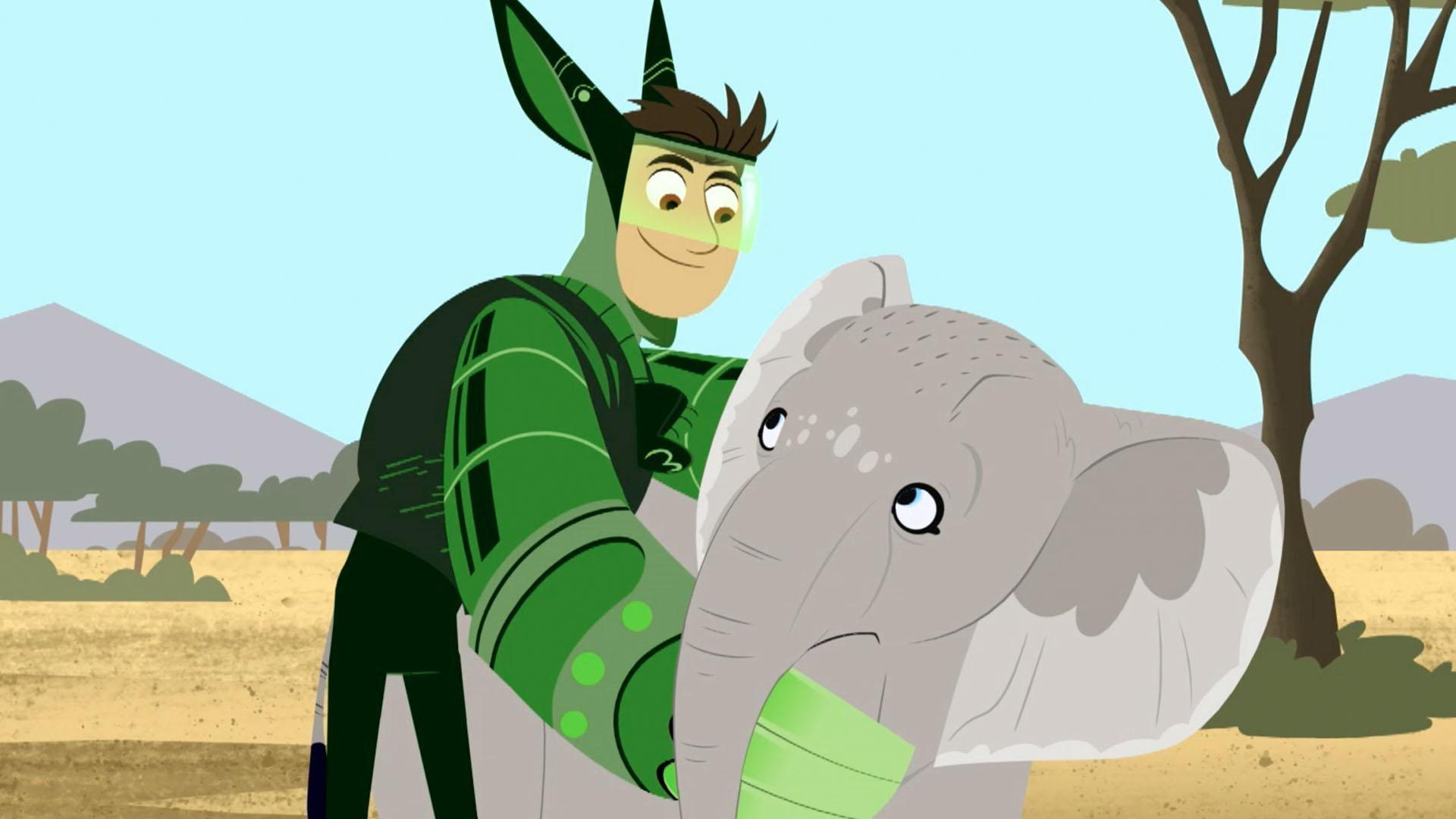 Chris activates Aardvark powers.