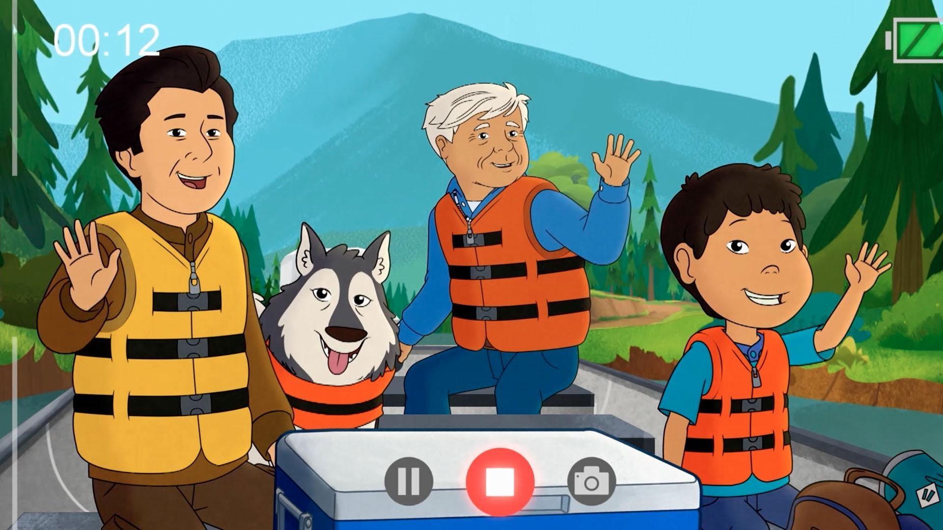 Molly gives viewers a tour of fish camp on her vlog.