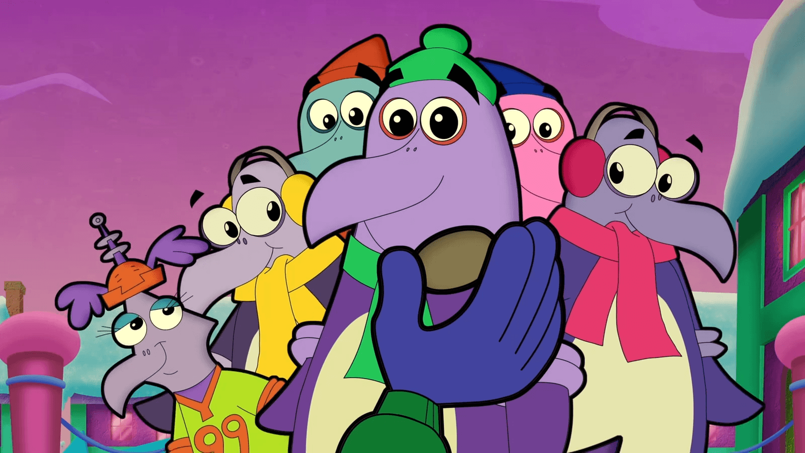 Who will lead the Belly Bowl team? The CyberSquad helps the penguins decide by voting.