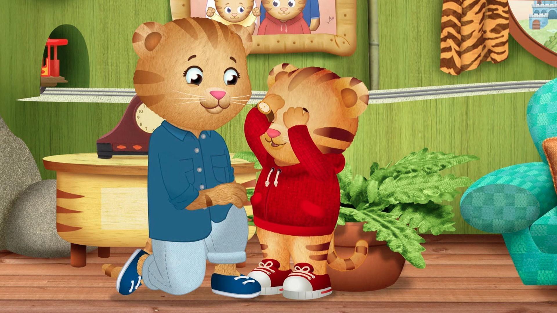 Daniel wants to keep playing with Mom Tiger, but she has to go to work.