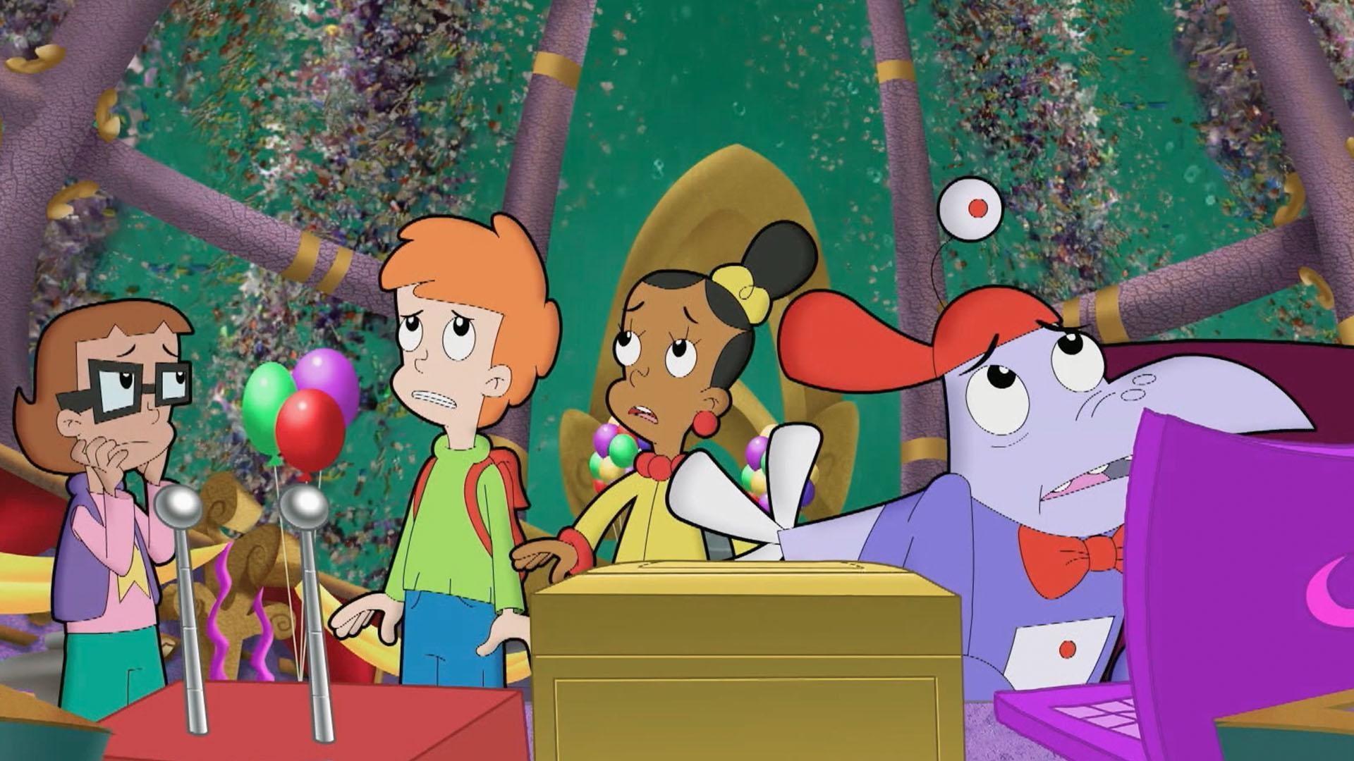 The CyberSquad save the day and show cybercitizens how to reduce, reuse, and recycle.